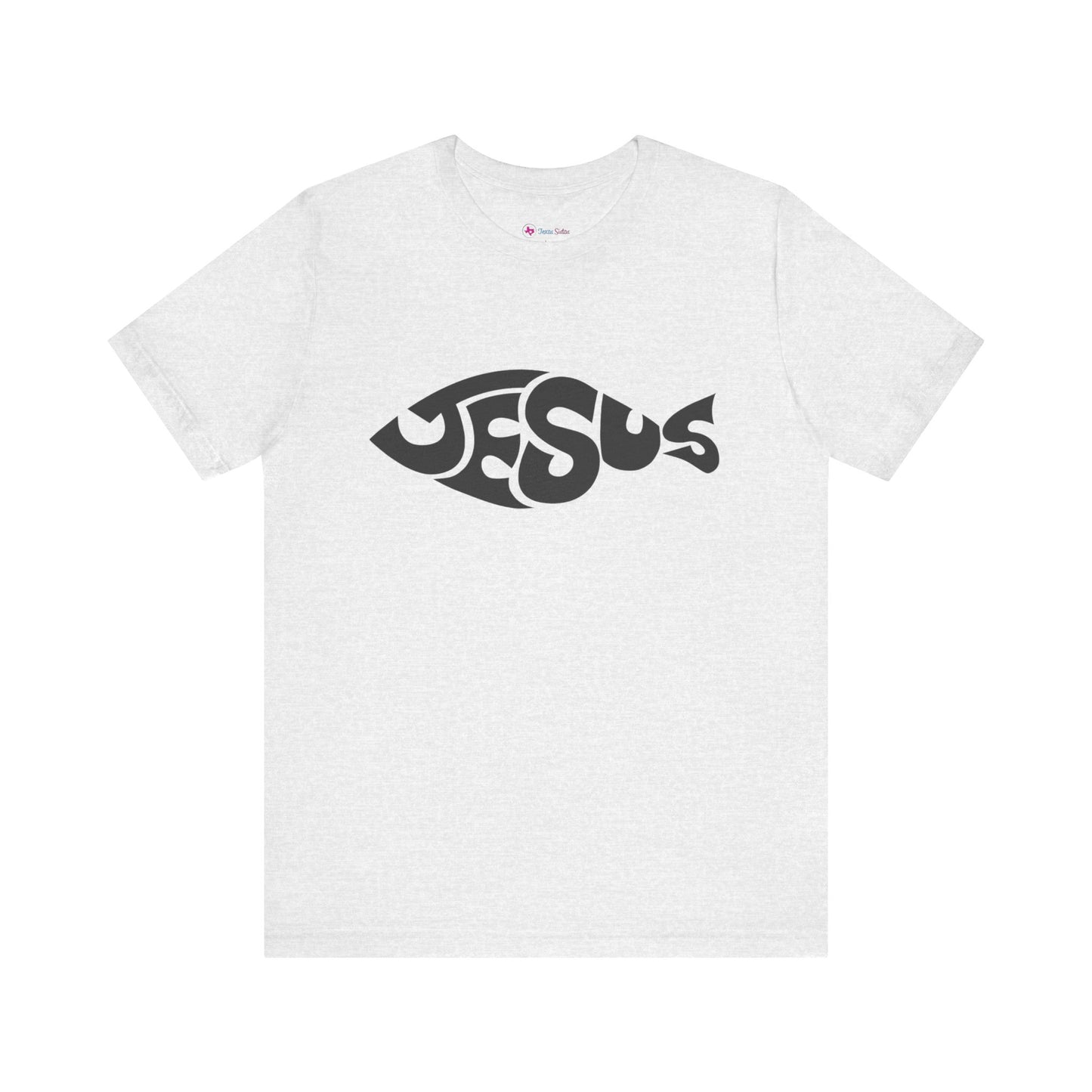 JESUS Fish Design T-Shirt Unisex