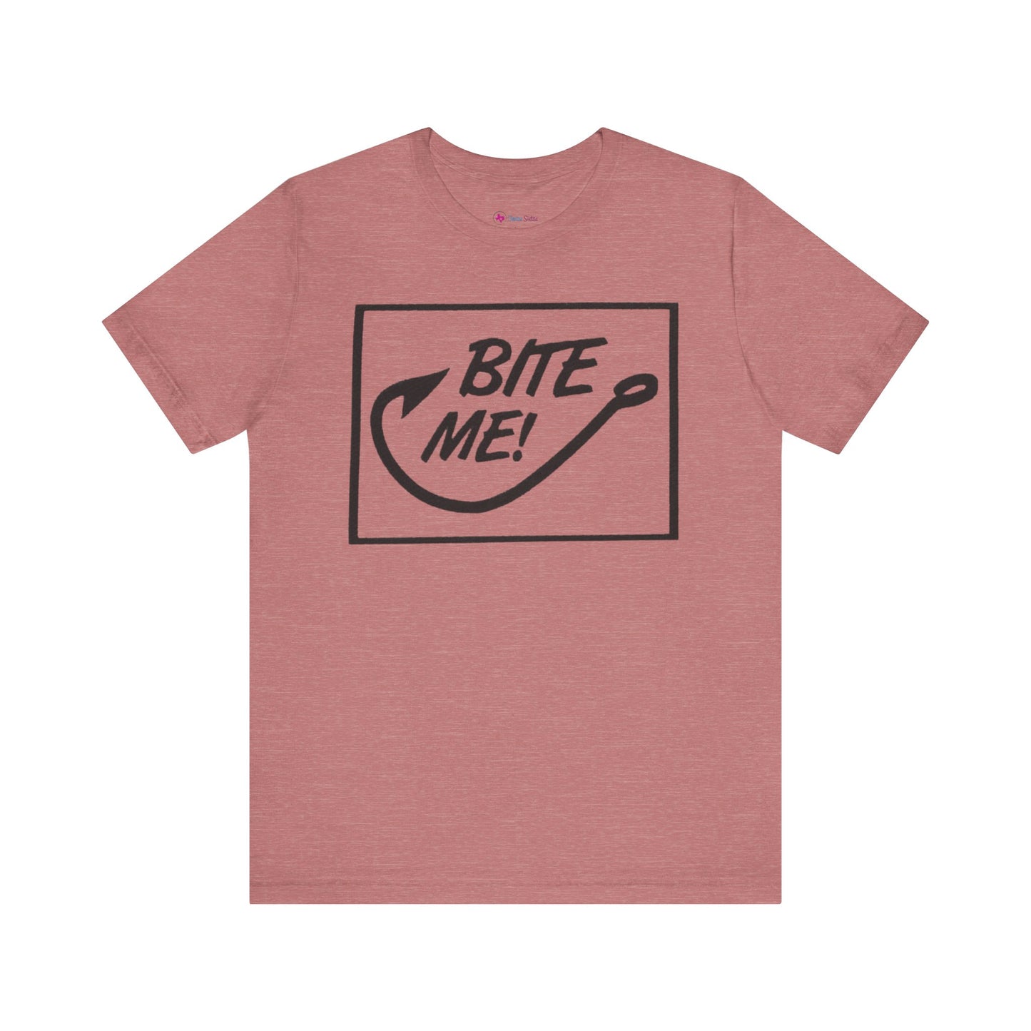 Fishing Hook Unisex Tee - 'BITE ME' Design