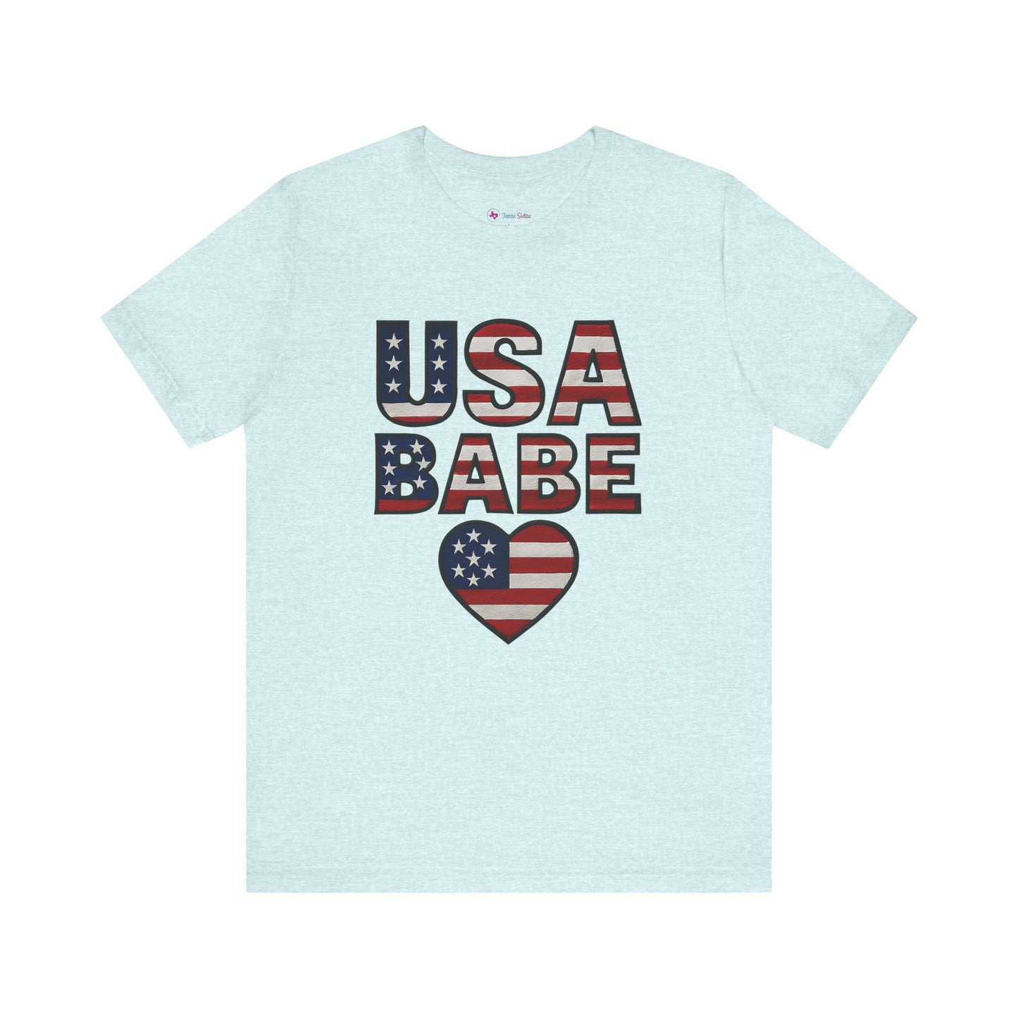 USA BABE HEART T-SHIRT
