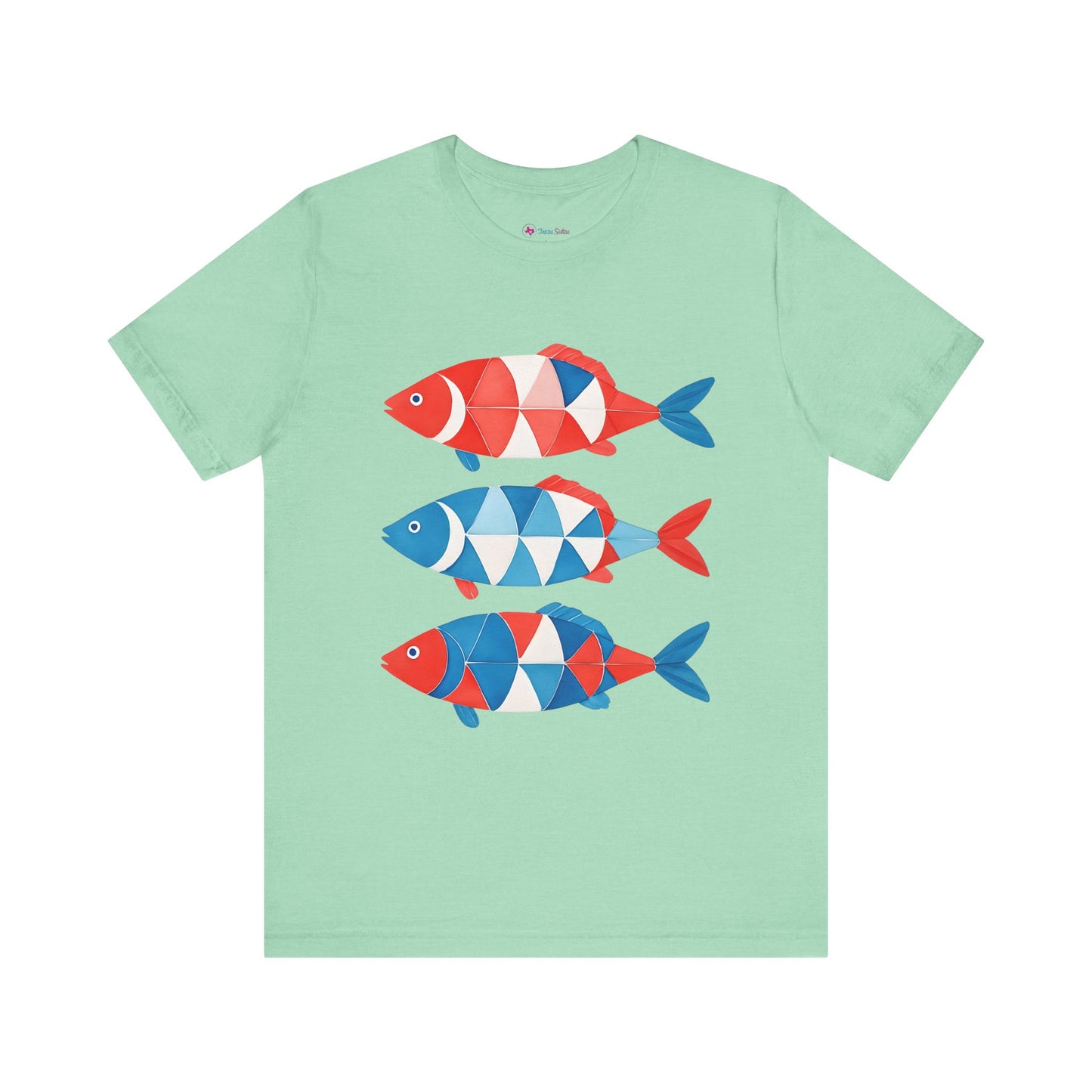 Patriotic Fish T-Shirt Unisex