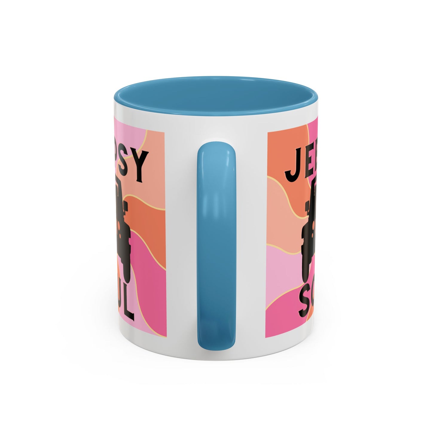 Jeepy Soul Accent Coffee Mug - 11 & 15oz - Stylish for Jeep Lovers