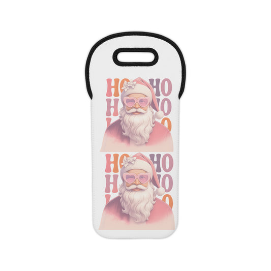 Santa HO HO HO Wine Tote Bag
