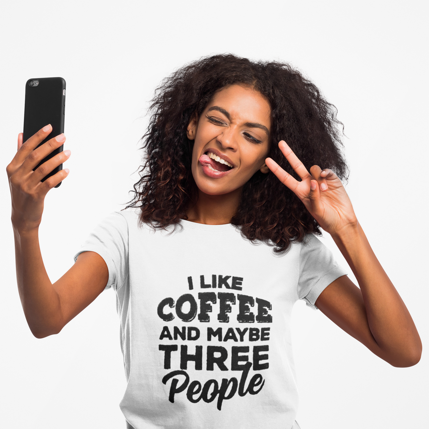 I Like COFFEE And Maybe THREE People T-Shirt Unisex