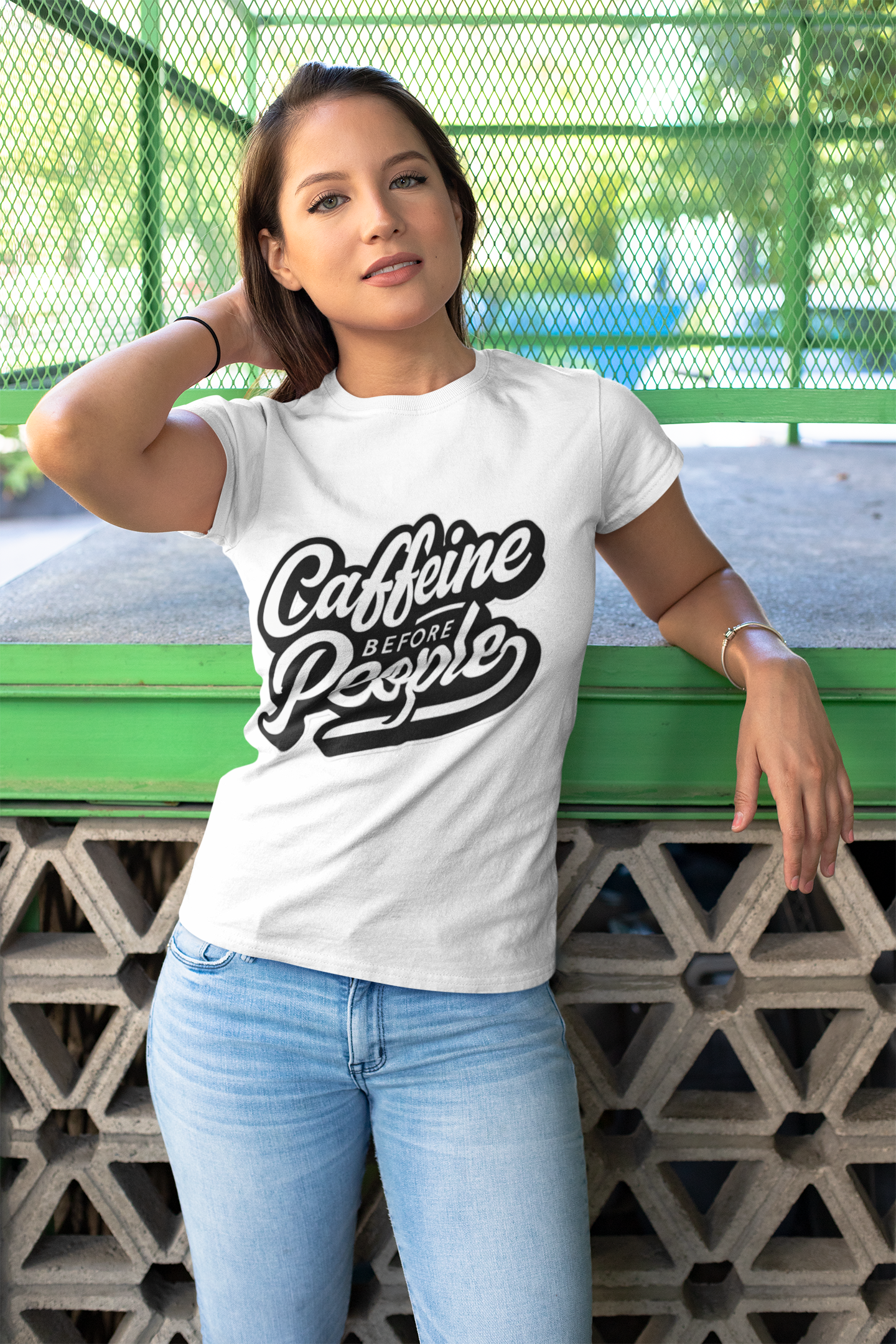 Caffeine before People T-Shirt