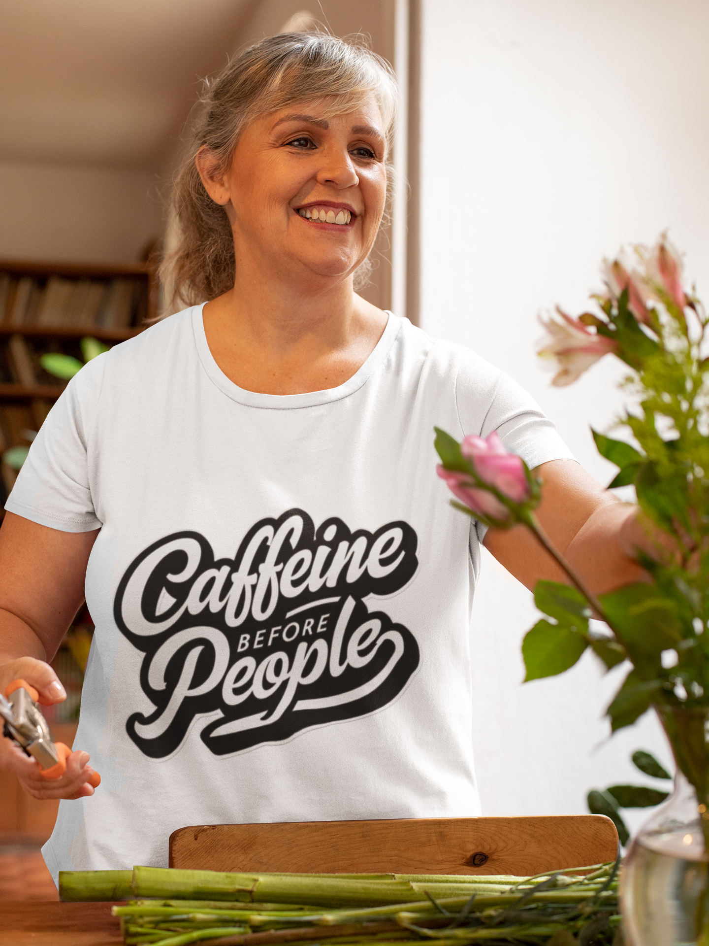 Caffeine before People T-Shirt