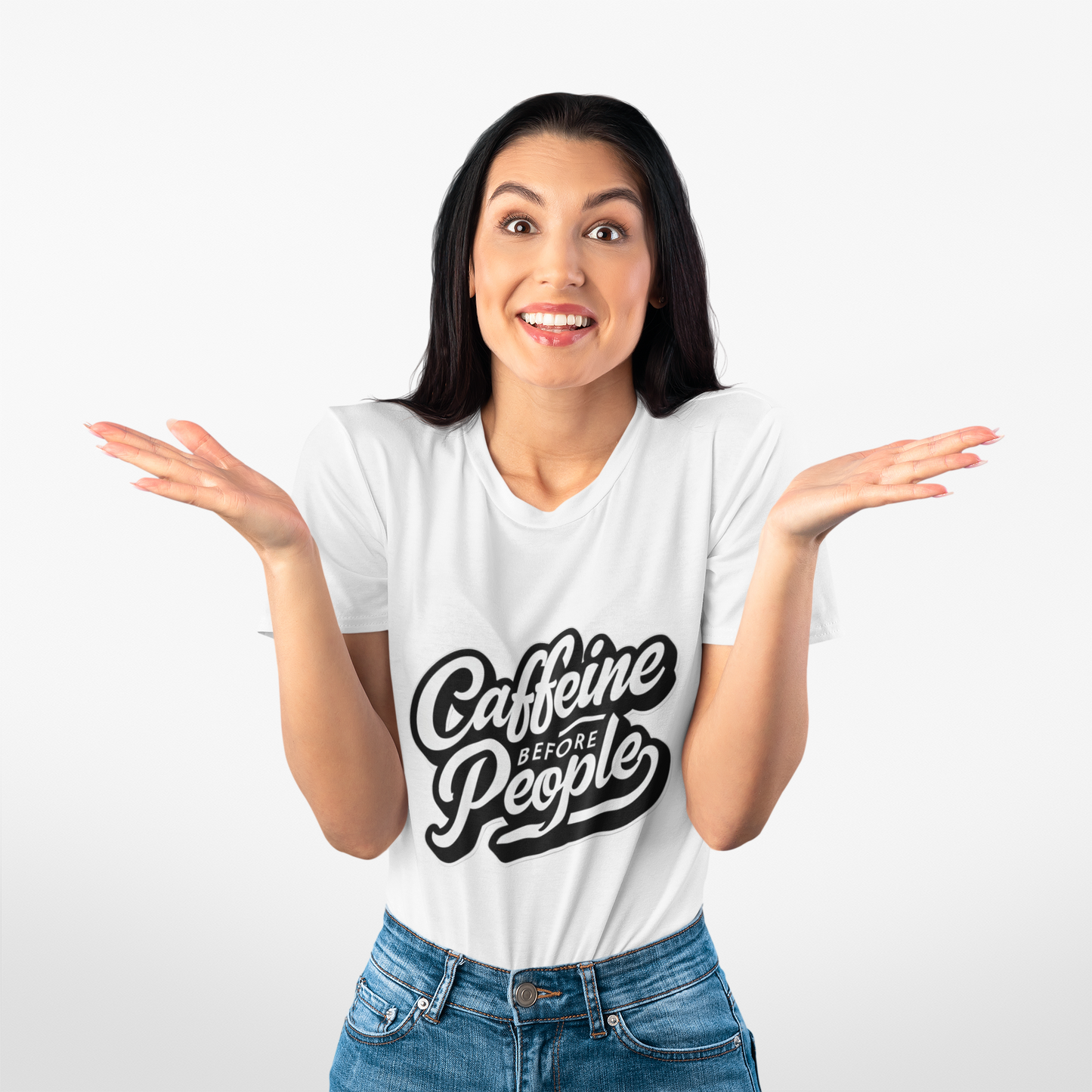 Caffeine before People T-Shirt
