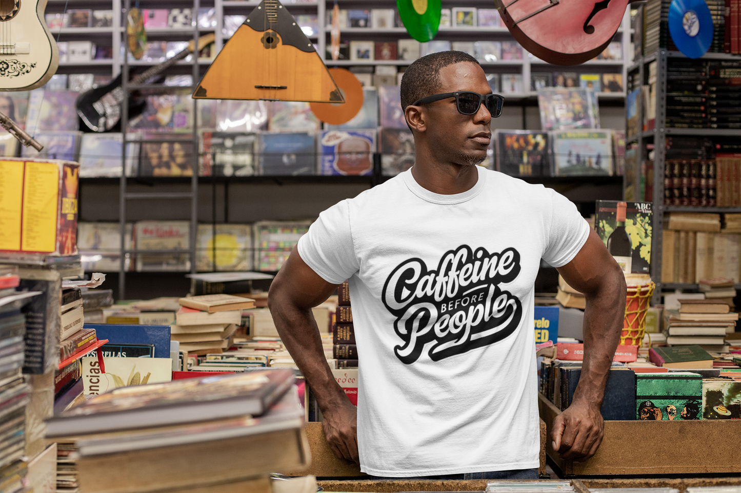 Caffeine before People T-Shirt