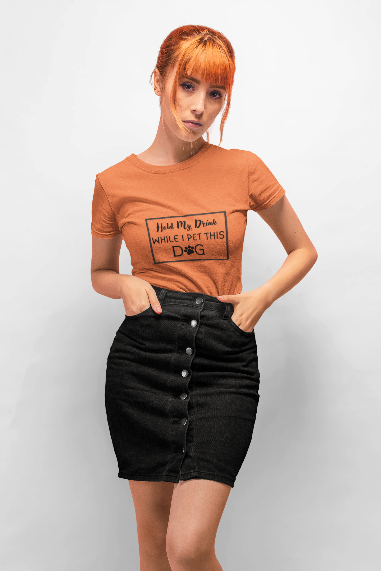Hold My Drink While I Pet This DOG T-Shirt
