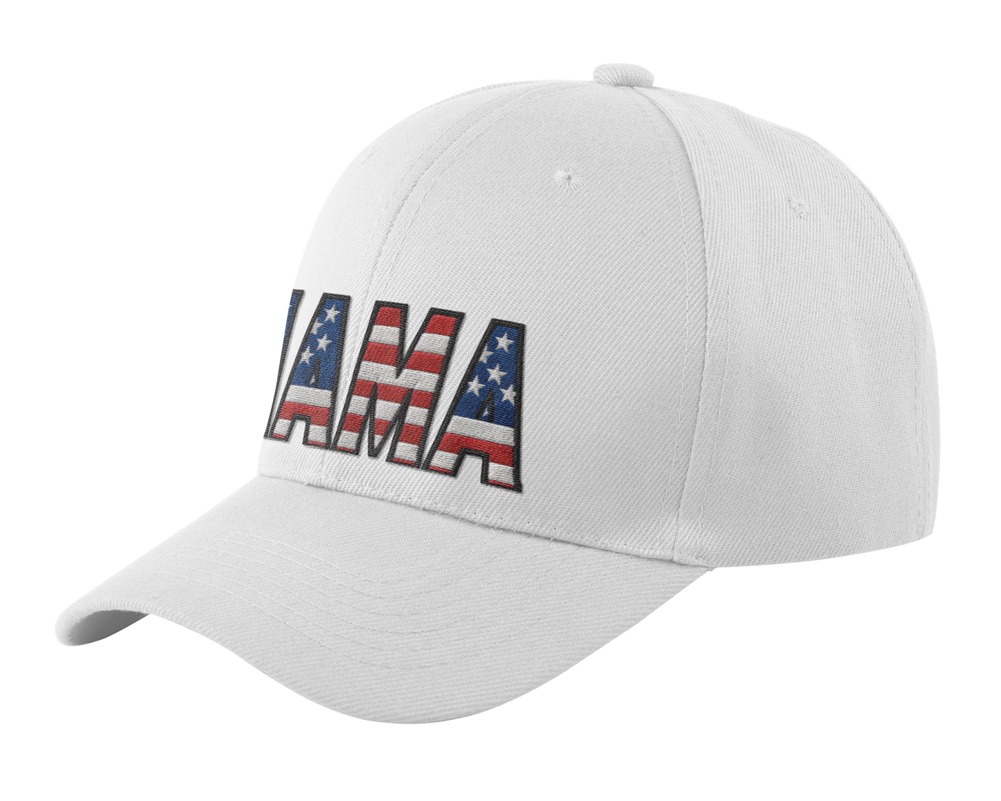USA FLAG MAMA Snapback Trucker Cap