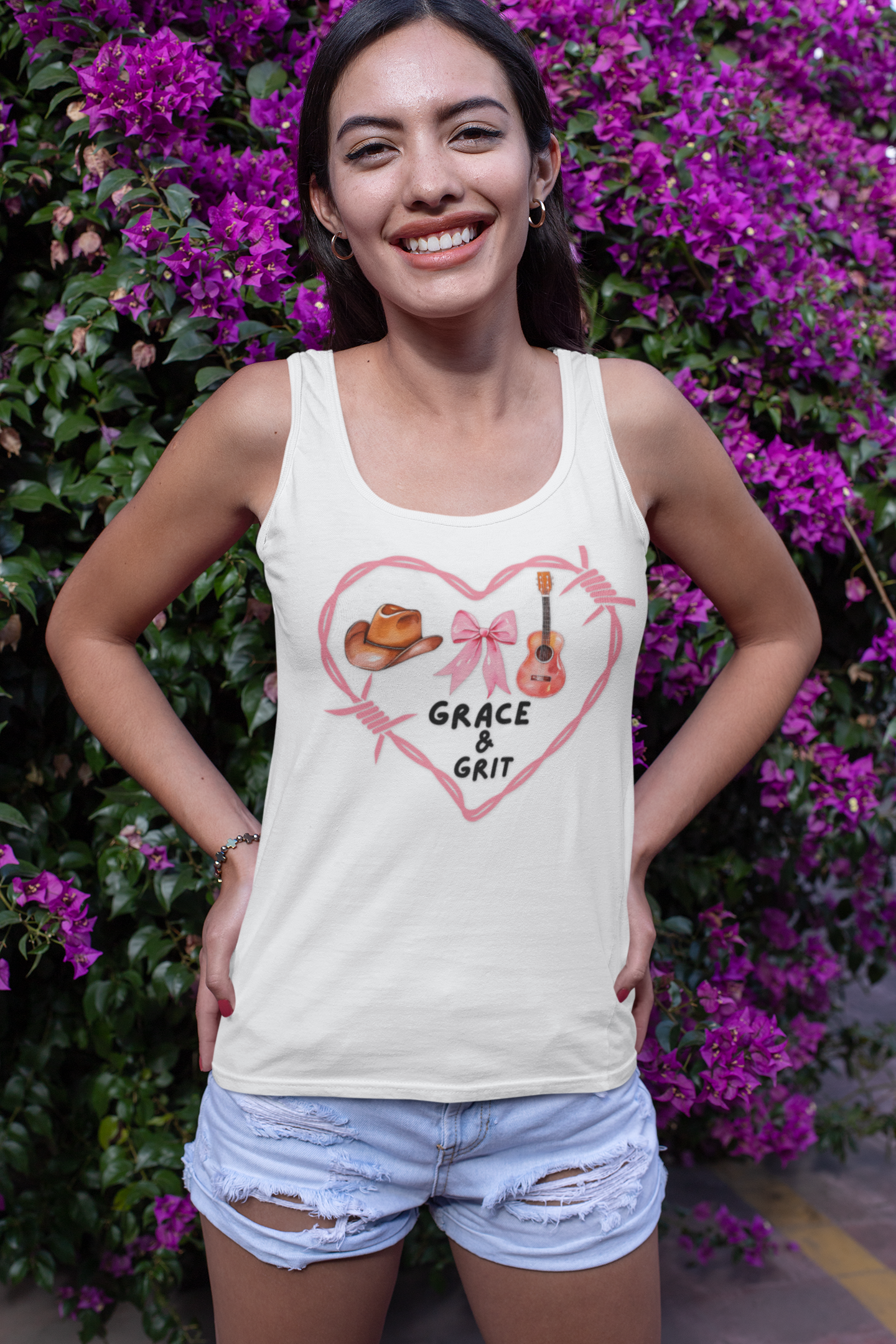 Grace & Grit Unisex Jersey Tank - Inspirational Summer Top