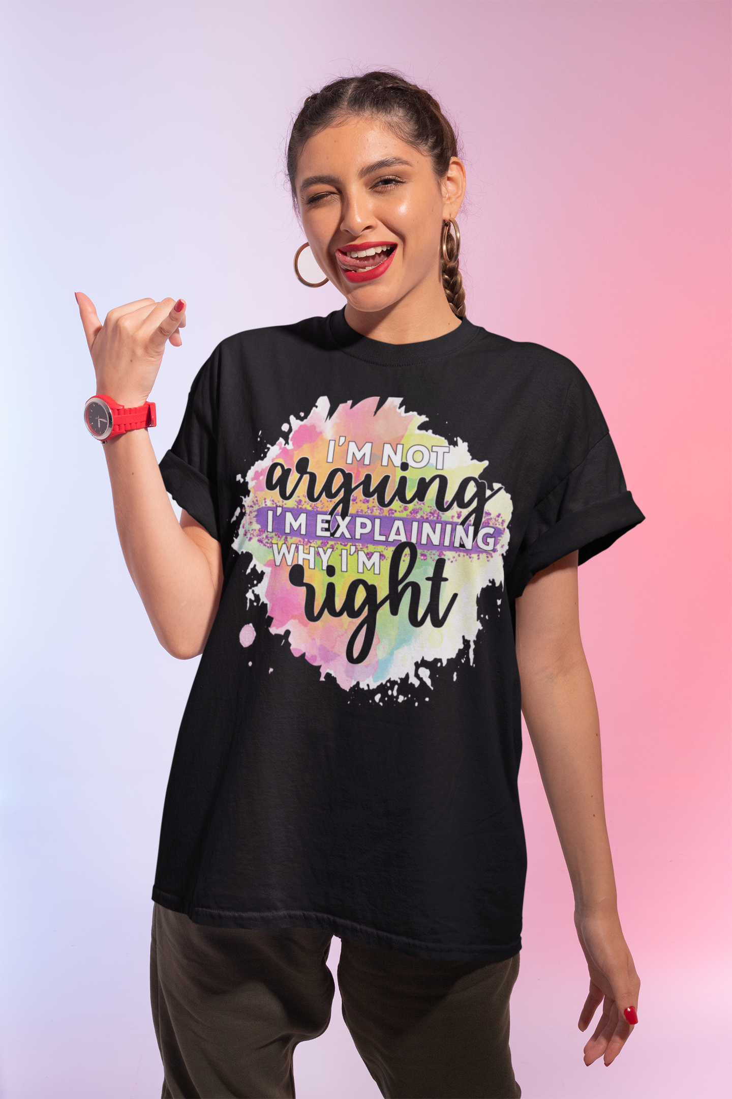Funny Quote Unisex Tee - I'm not Arguing I'm Explaining Why I'm Right