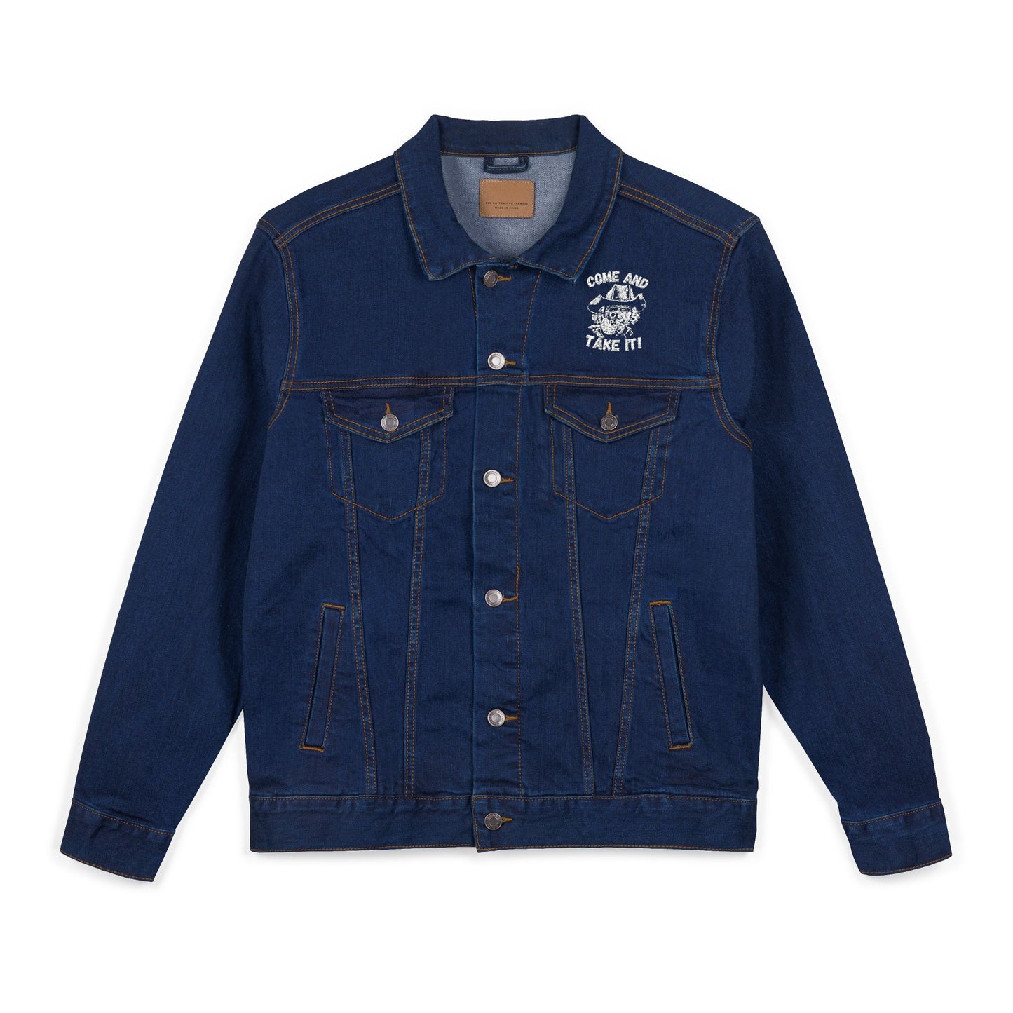 COME and Take IT Denim Jacket - Black or Denim