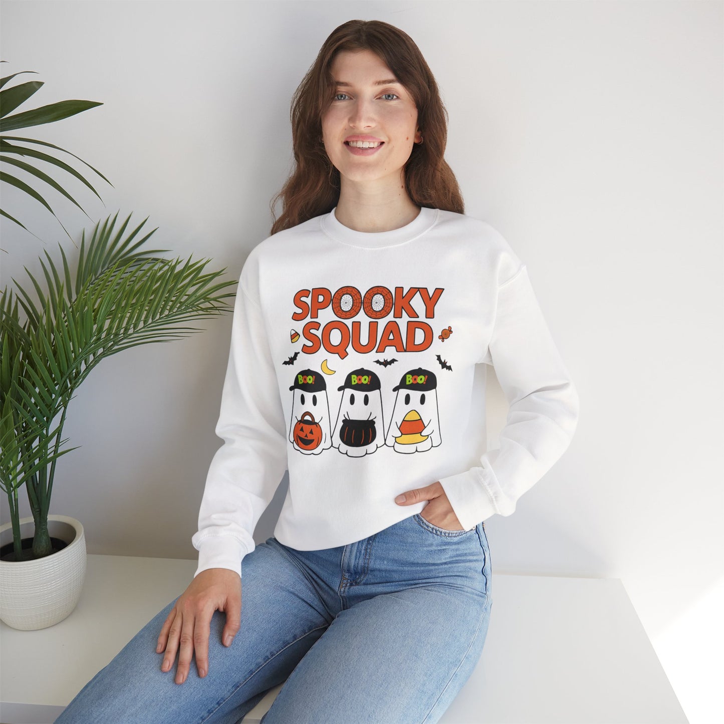 Halloween Ghosts Sweatshirt - Spooky Squad