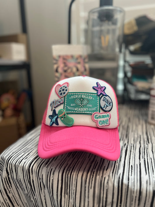 Pickle Baller Cluster Patch Foam Trucker Hat