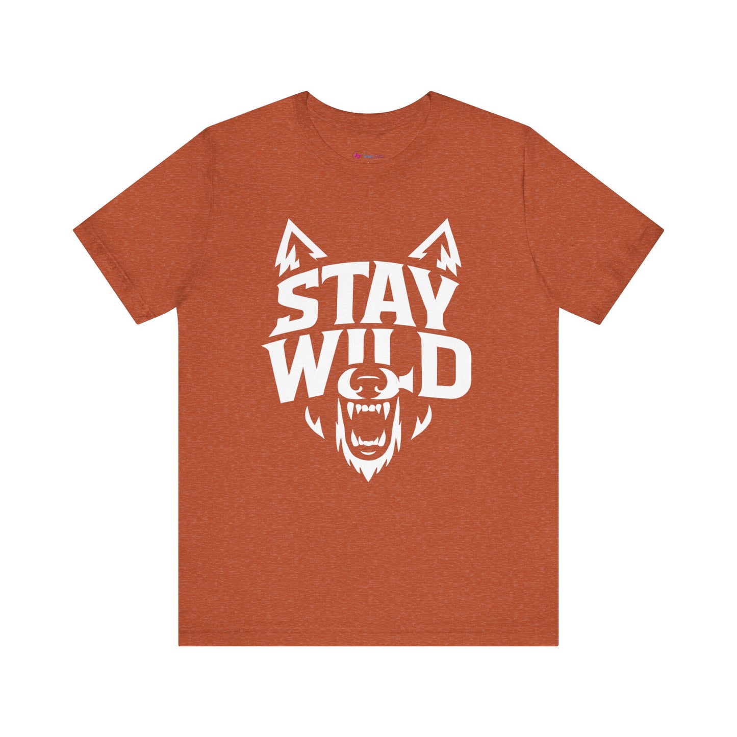 Wolf Face Unisex Tee - STAY WILD T-Shirt