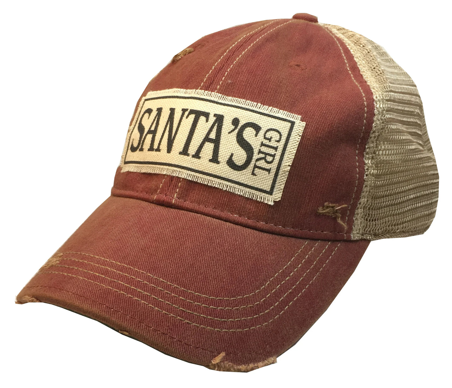 Christmas Santa's Girl Trucker Hat