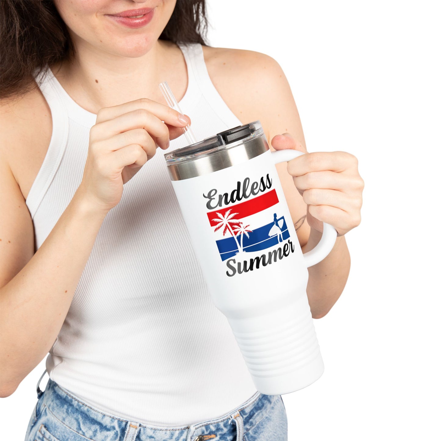 Endless Summer Insulated Travel Mug, 40oz