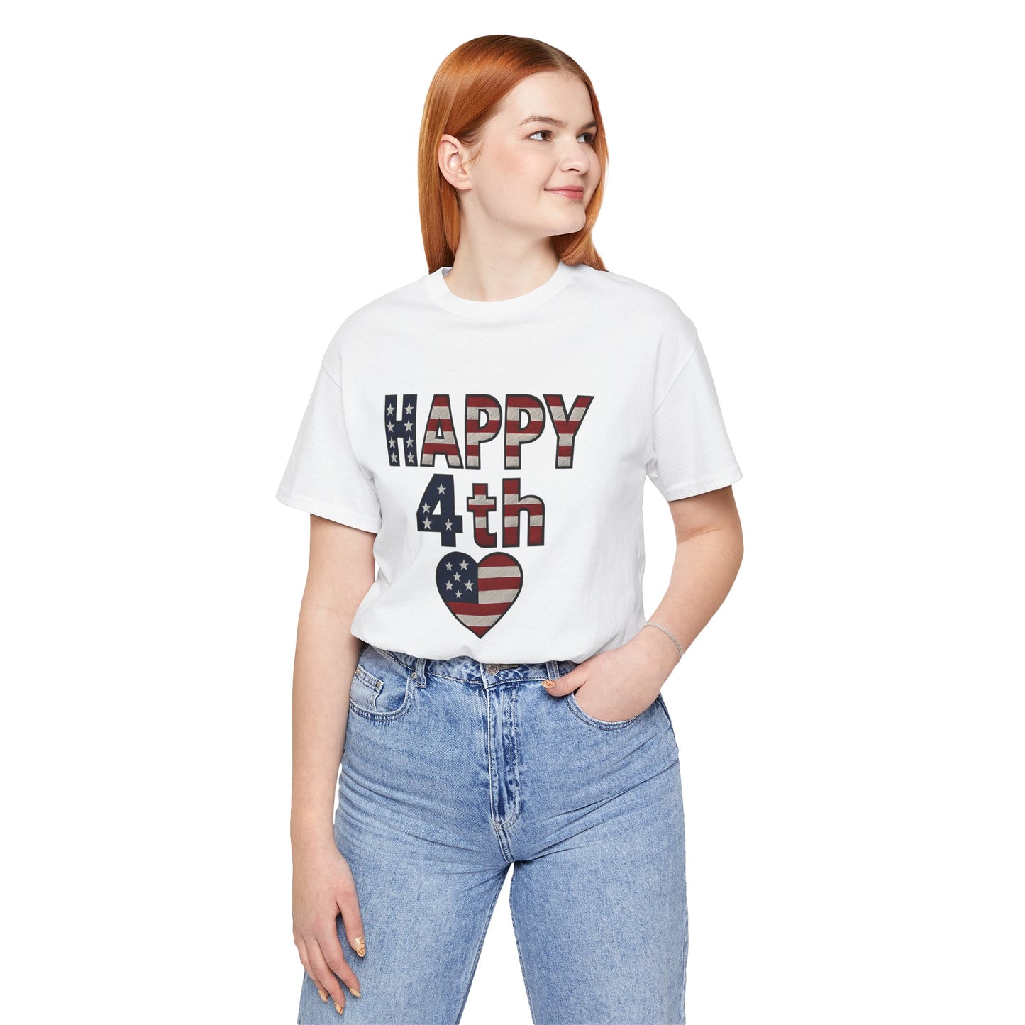 HAPPY 4TH Heart T-SHIRT
