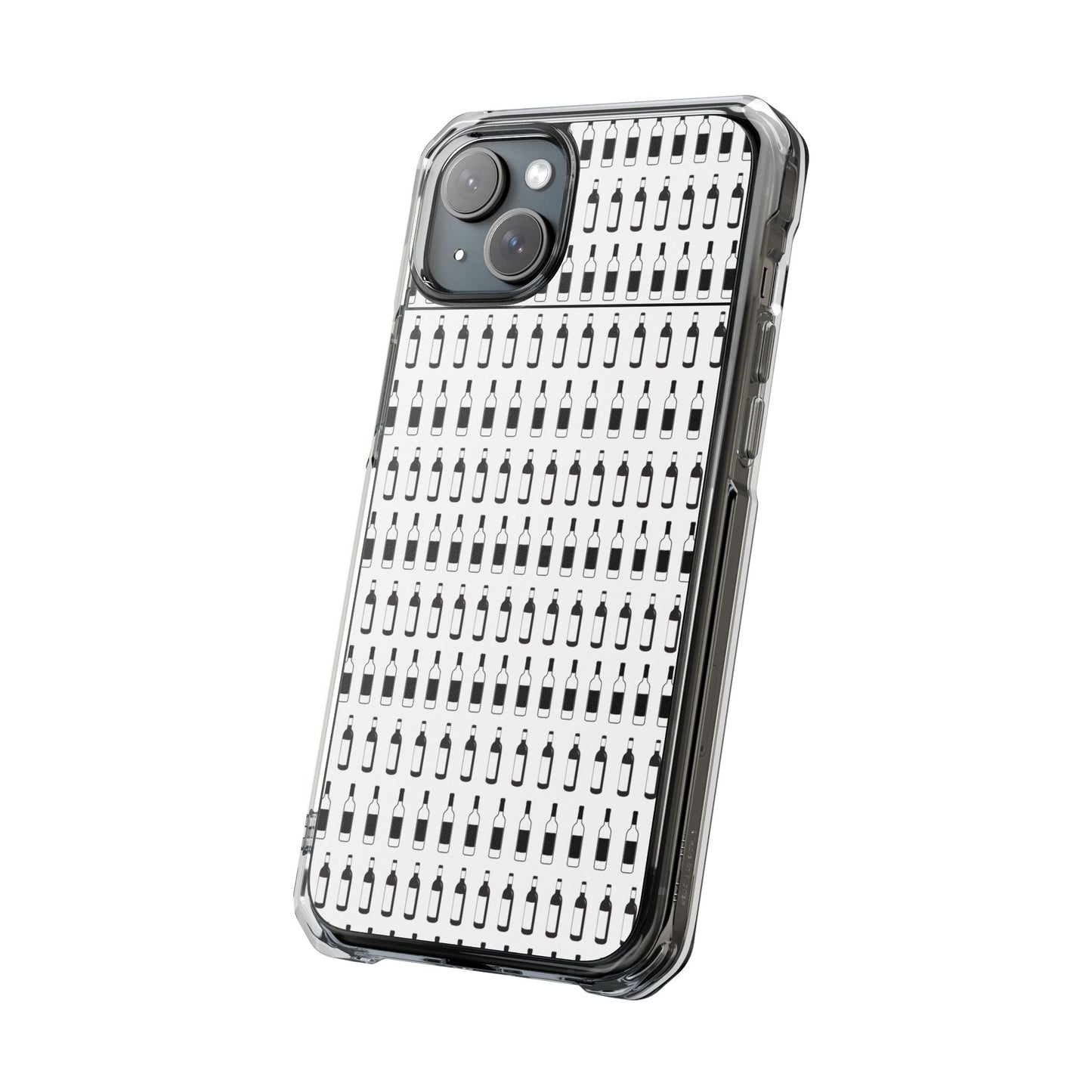 WINE BOTTLES Stylish Magnetic Phone Case | Clear Impact Protection