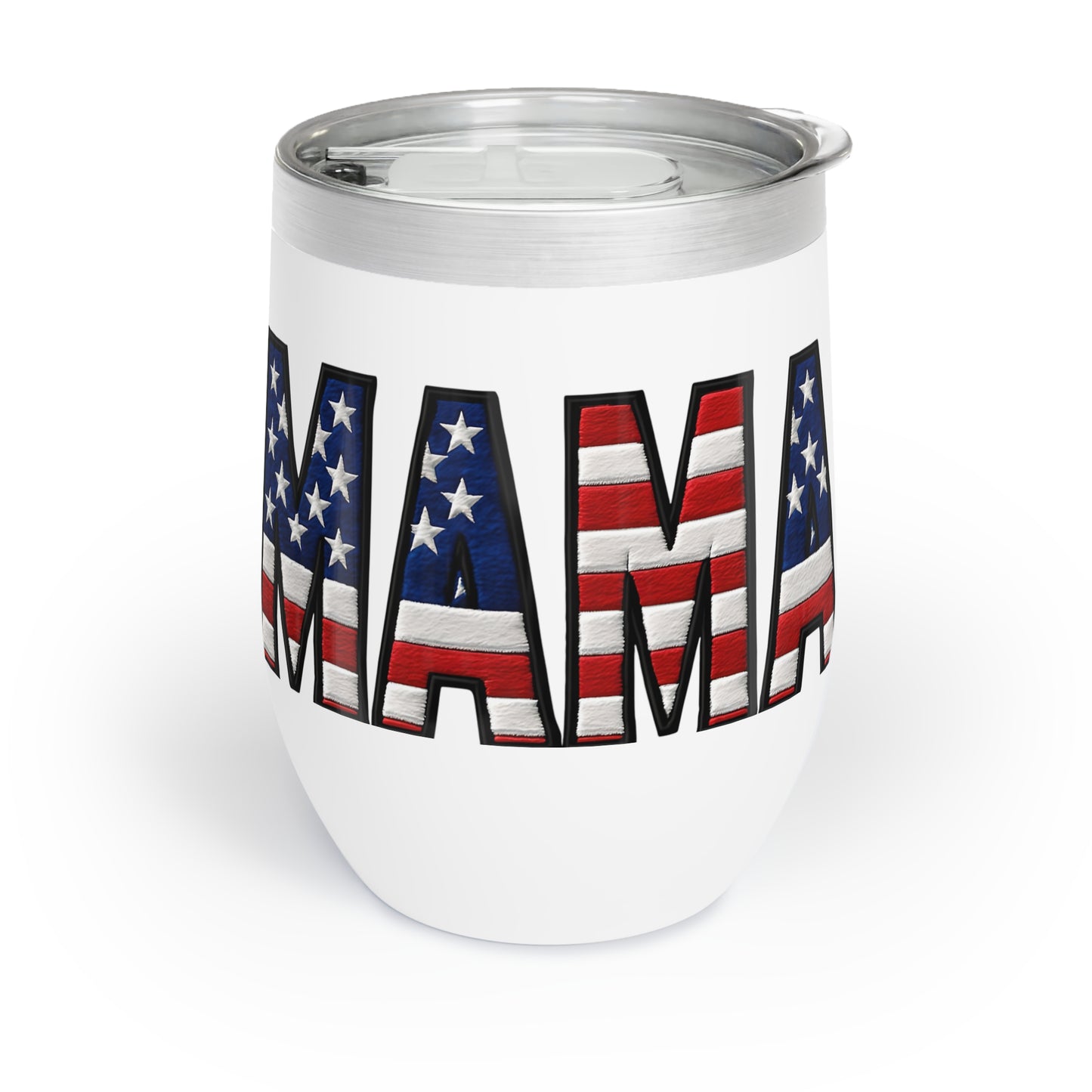USA FLAG MAMA Cocktail Tumbler - Perfect for Patriotic MAMA's