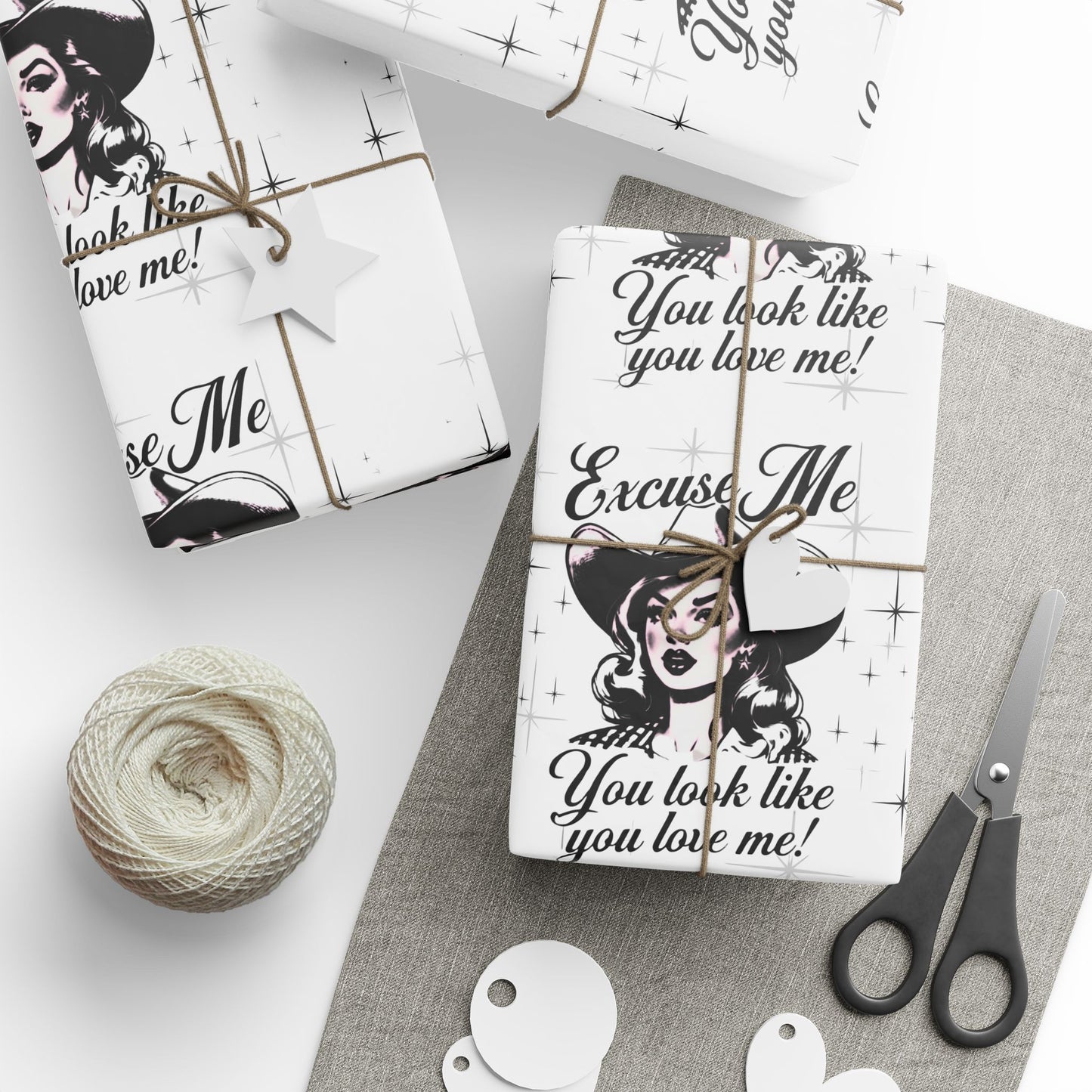 You Look Like you Love Me Chic Gift Wrap