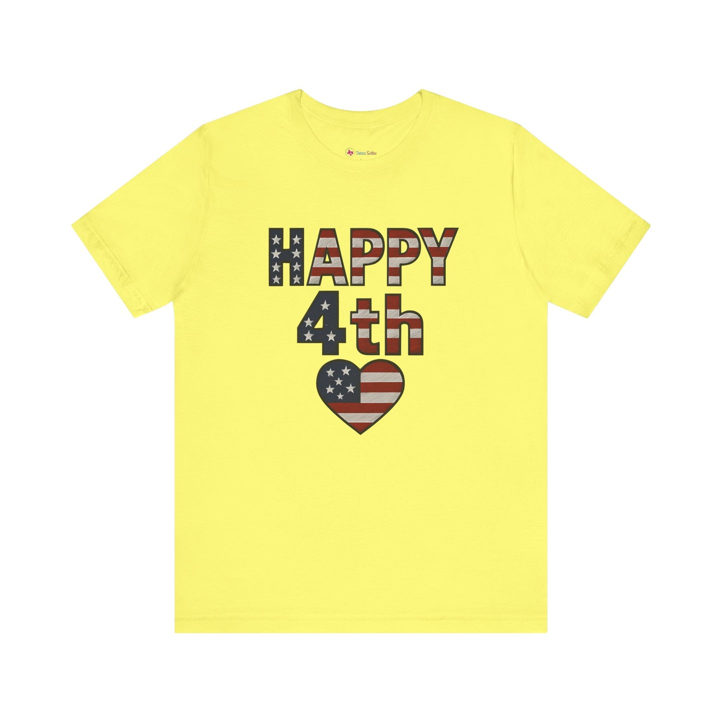 HAPPY 4TH Heart T-SHIRT