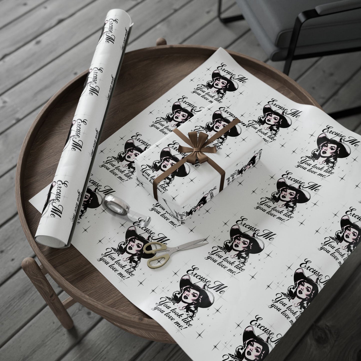 You Look Like you Love Me Chic Gift Wrap