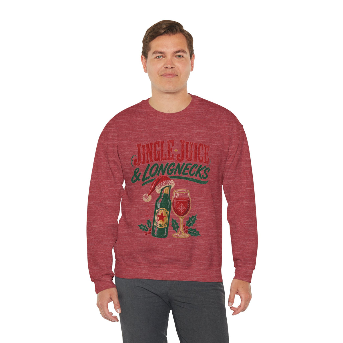 Jingle Juice & Longnecks Christmas Sweatshirt