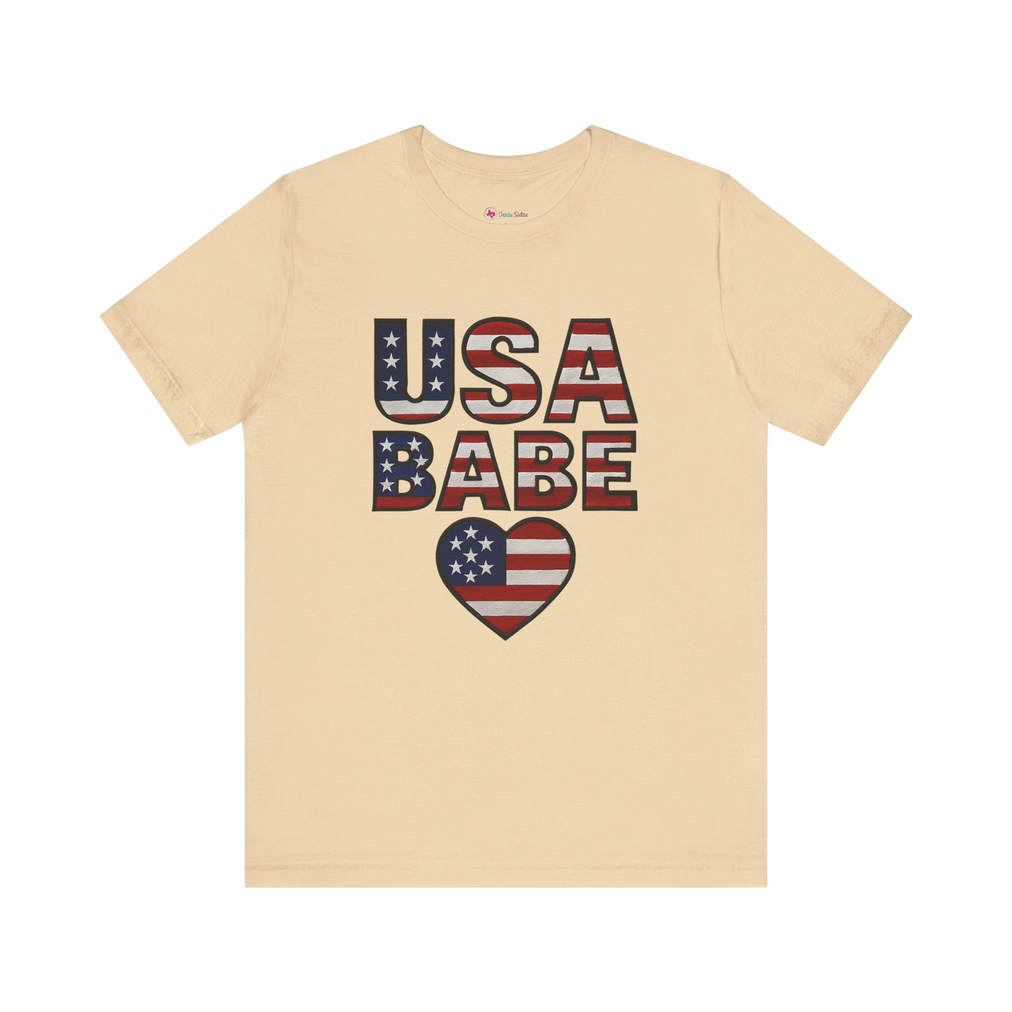 USA BABE HEART T-SHIRT