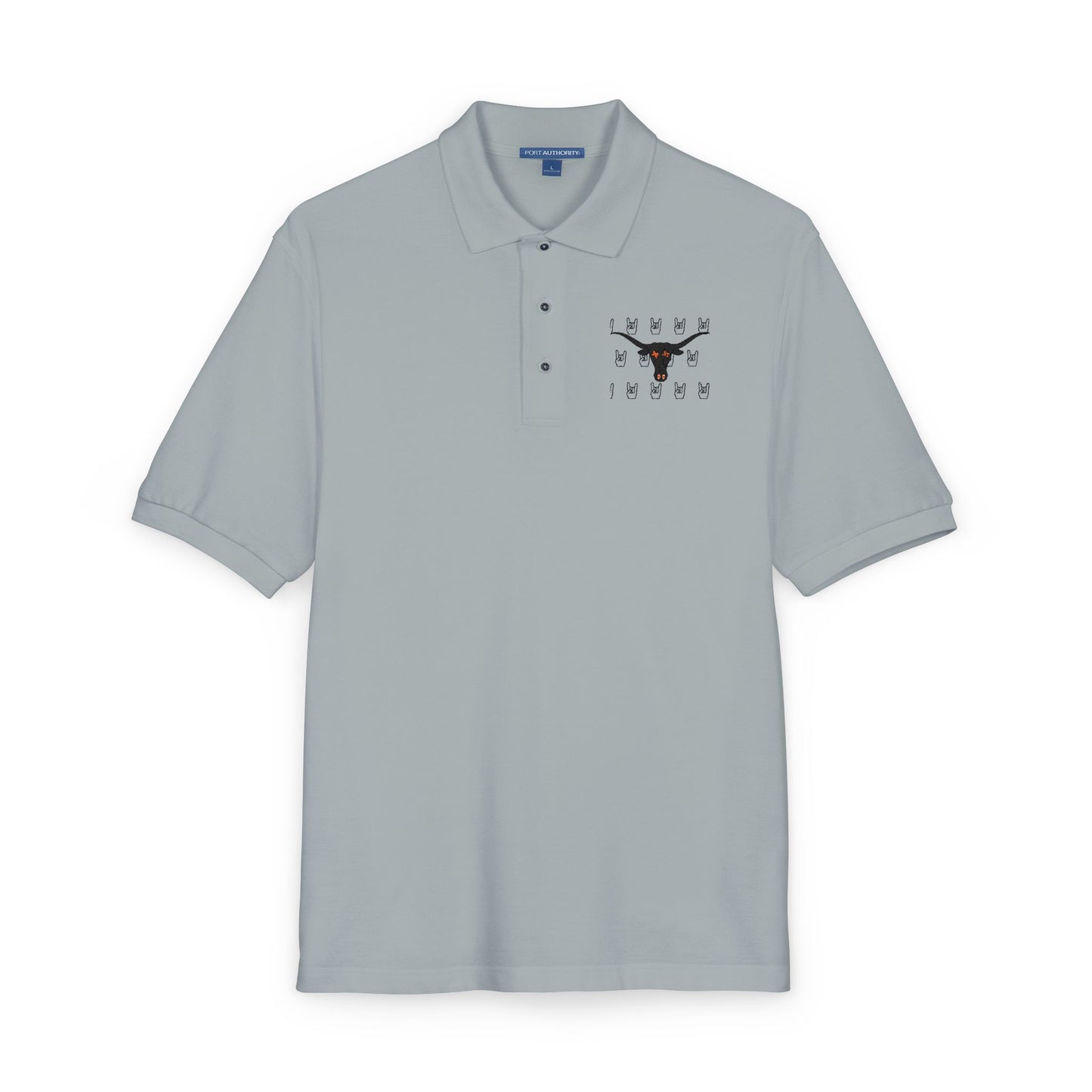 Stylish Unisex Polo Shirt with Unique Longhorns Hook'em Embroidery