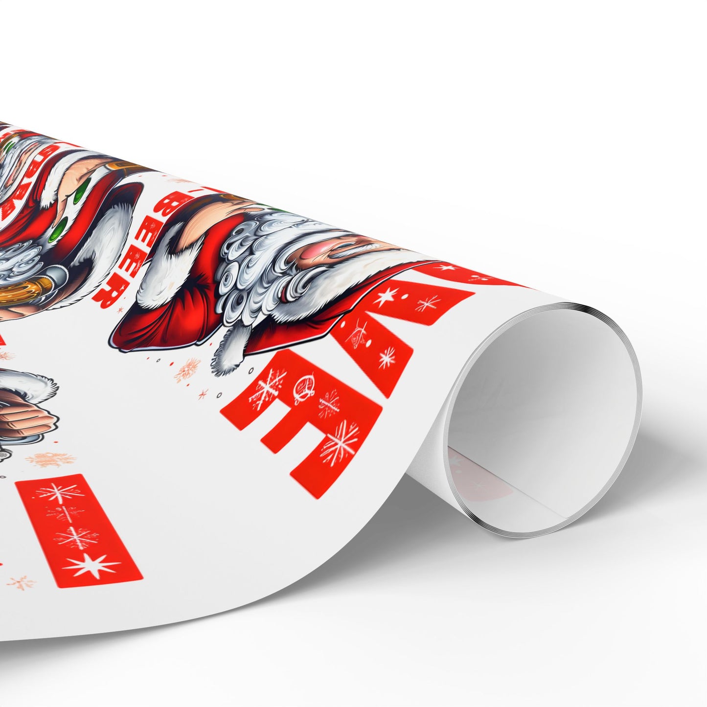 Funny Christmas Wrapping Paper I love DECEM-BEER