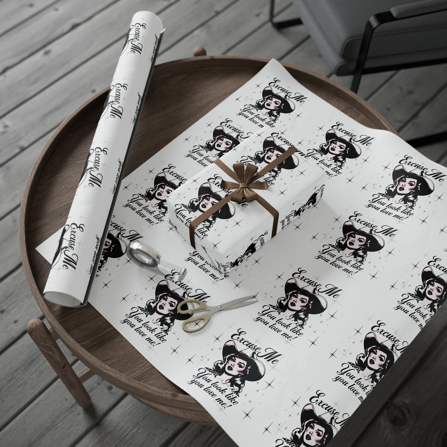 You Look Like you Love Me Chic Gift Wrap