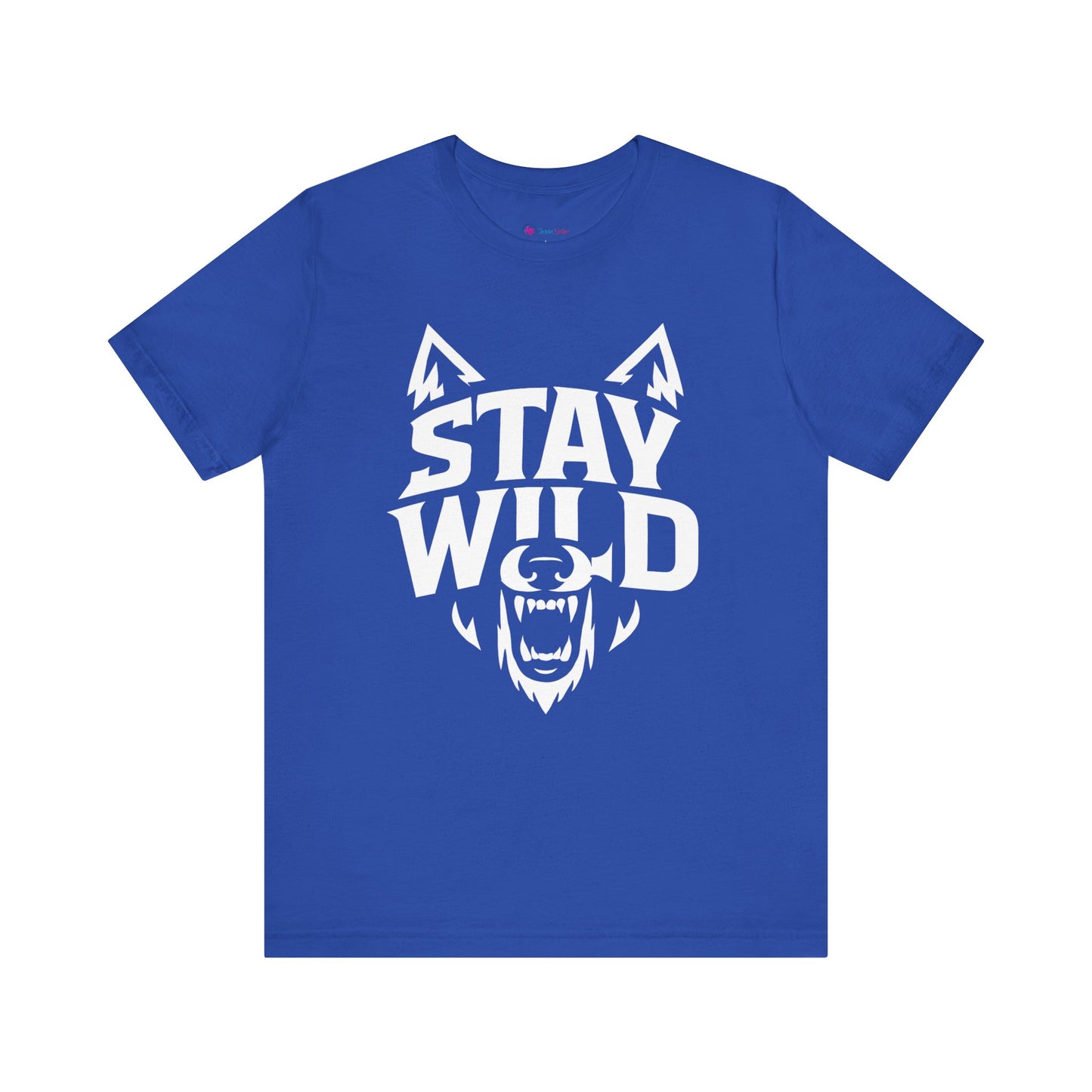 Wolf Face Unisex Tee - STAY WILD T-Shirt