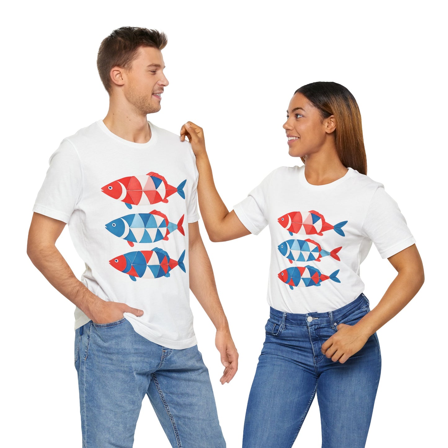 Patriotic Fish T-Shirt Unisex