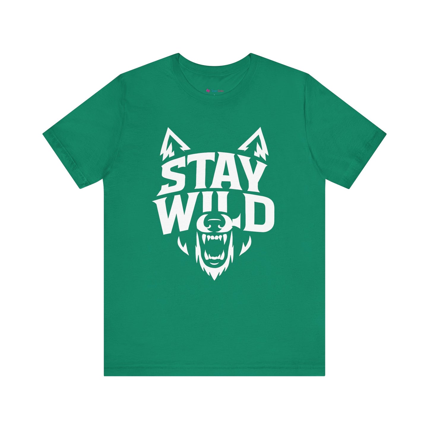 Wolf Face Unisex Tee - STAY WILD T-Shirt