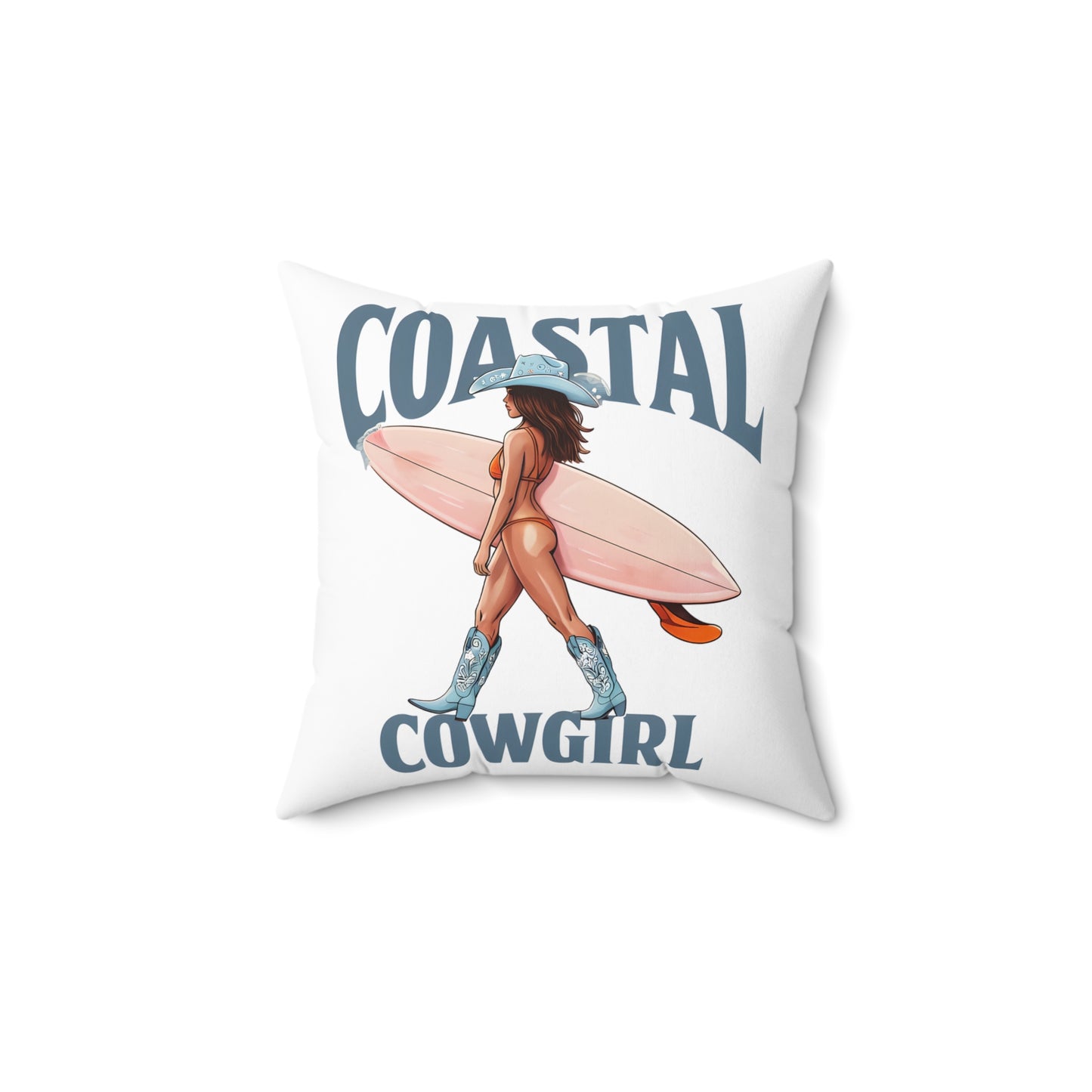 Coastal Cowgirl Pillow | Summer Home Décor