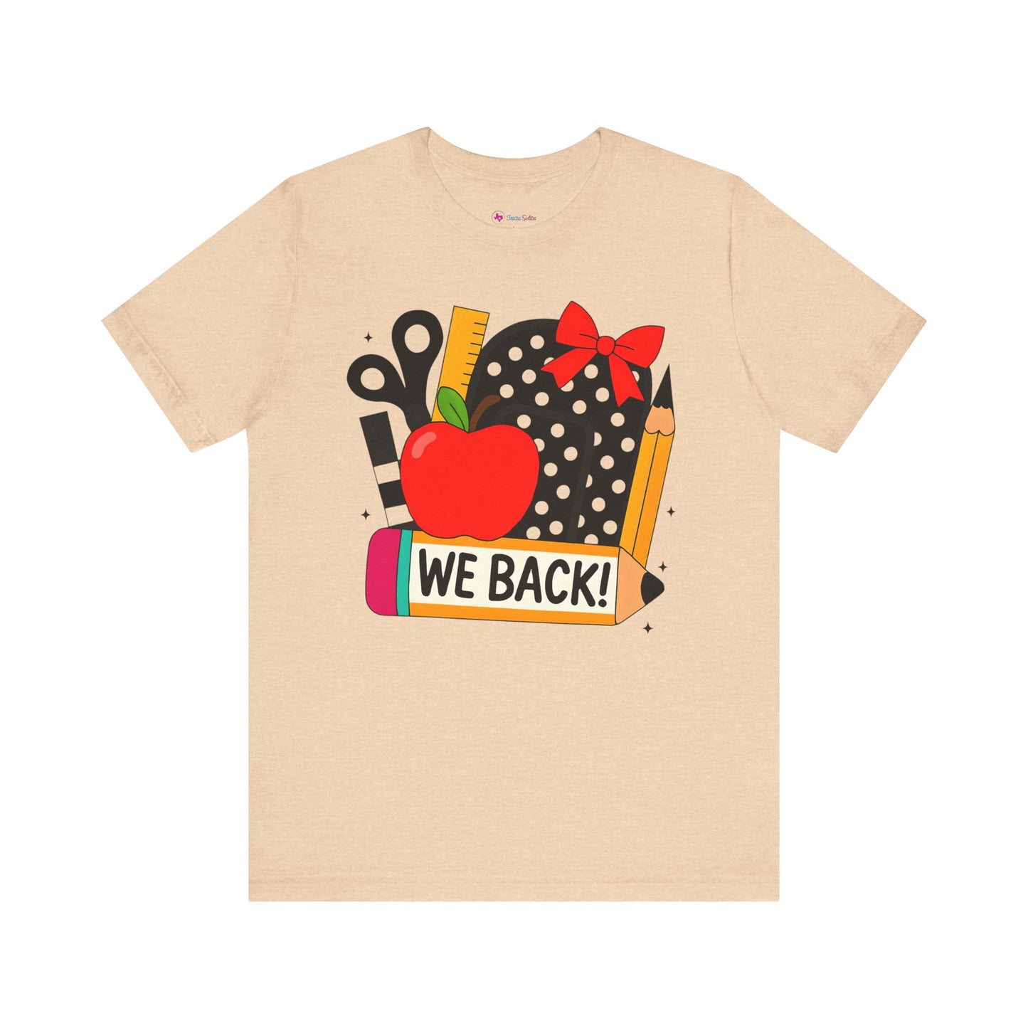 Cute Teacher T-shirt - WE BACK! Many Colors to choose from!