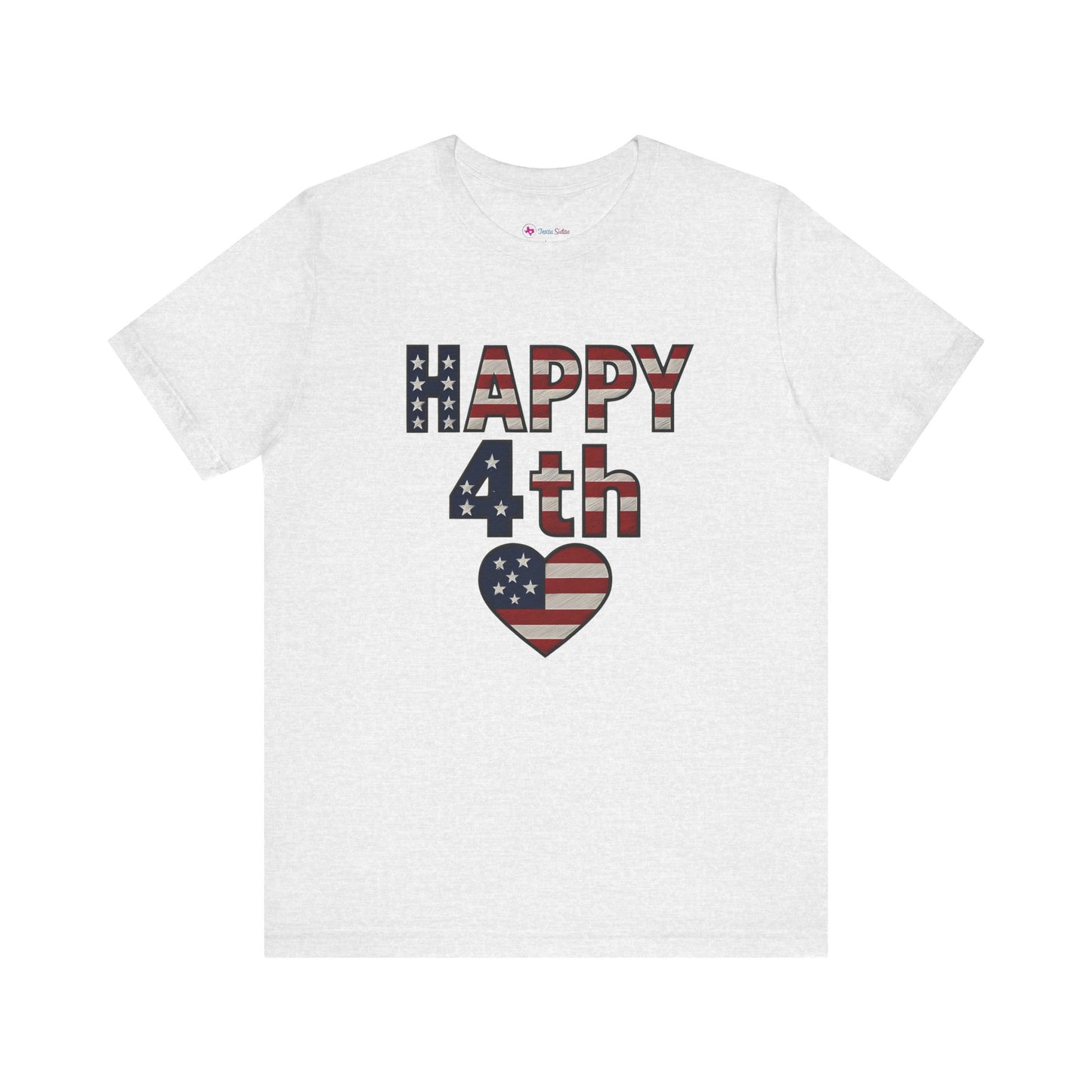 HAPPY 4TH Heart T-SHIRT