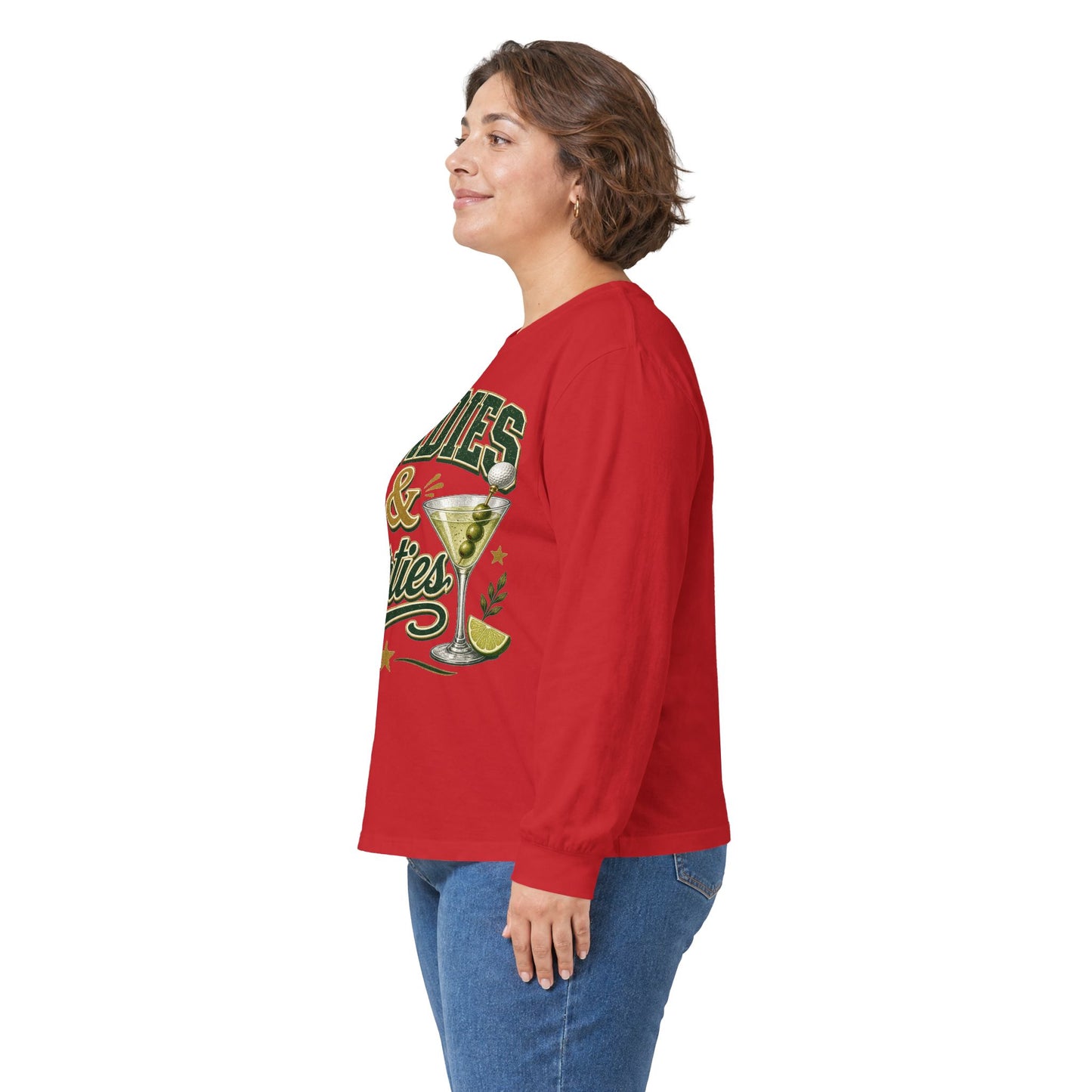 Birdies & Dirties Long Sleeve T-Shirt Golf Cocktail Marini's