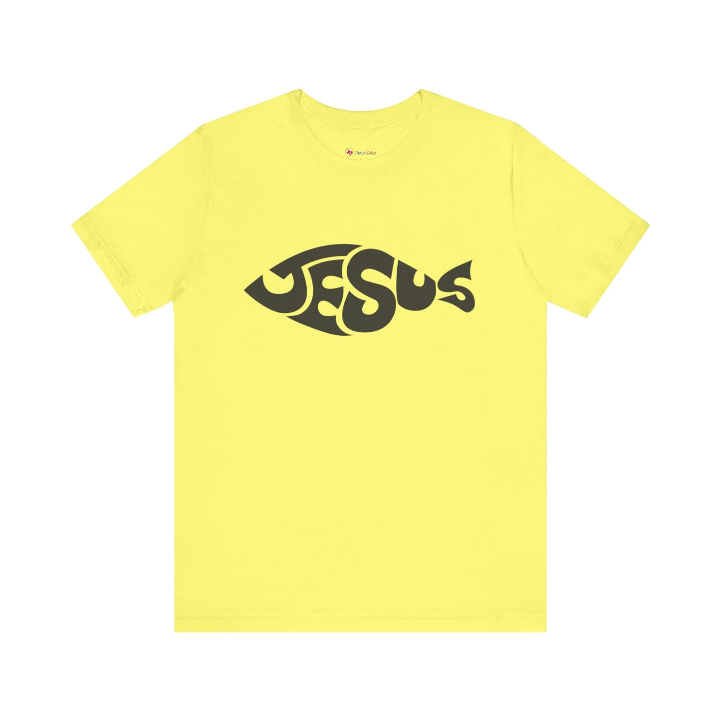 JESUS Fish Design T-Shirt Unisex