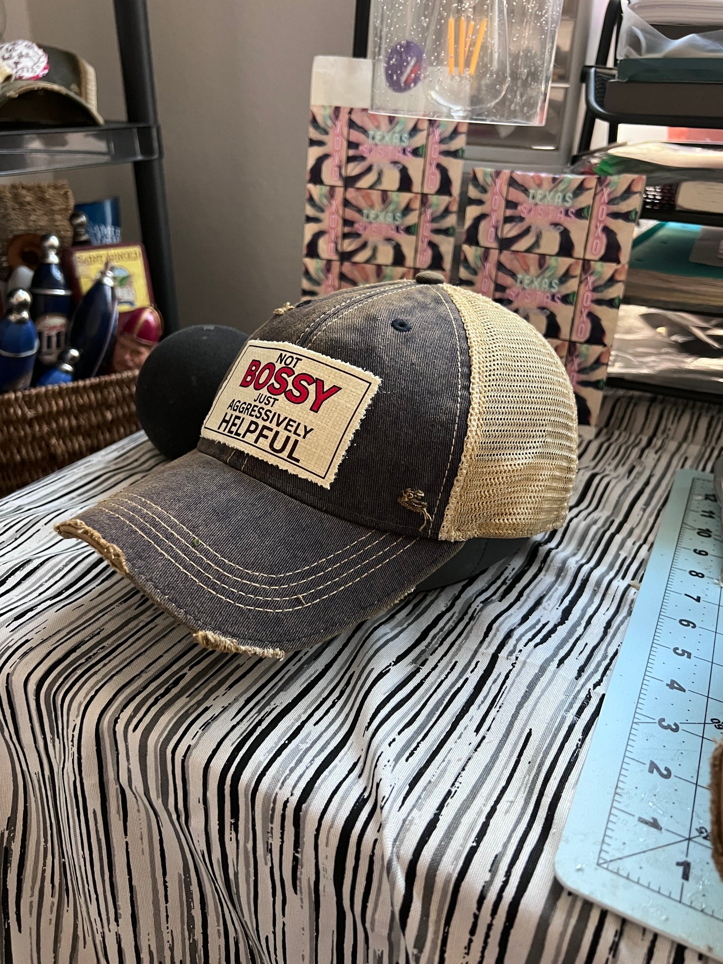 Not Bossy Just Agressively Helpful Hat