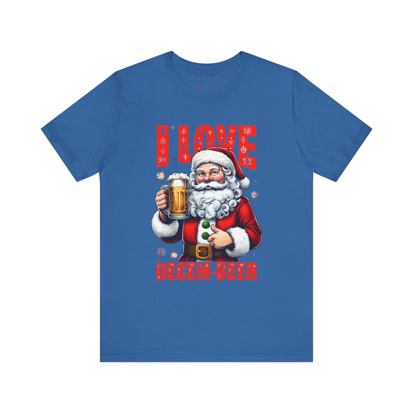 Funny Santa I LOVE DECEM-BEER T-Shirt