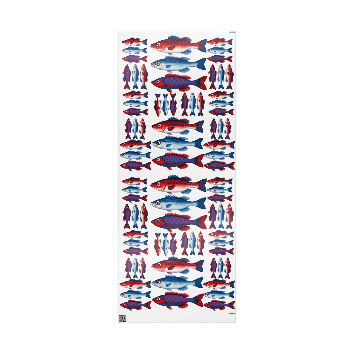Colorful Fish Wrapping Paper, Festive Gift Wrap for Birthdays, Holidays, Parties, Eco-Friendly, Unique Design