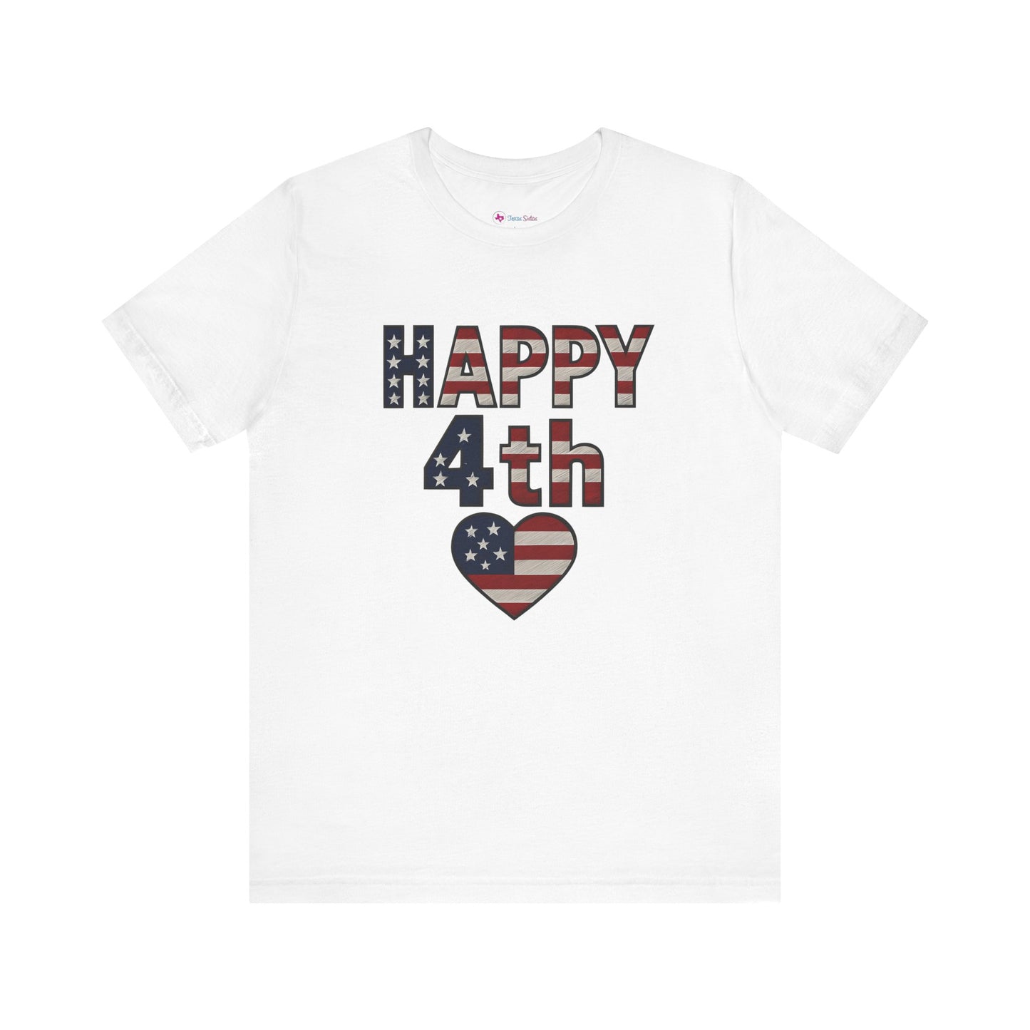 HAPPY 4TH Heart T-SHIRT