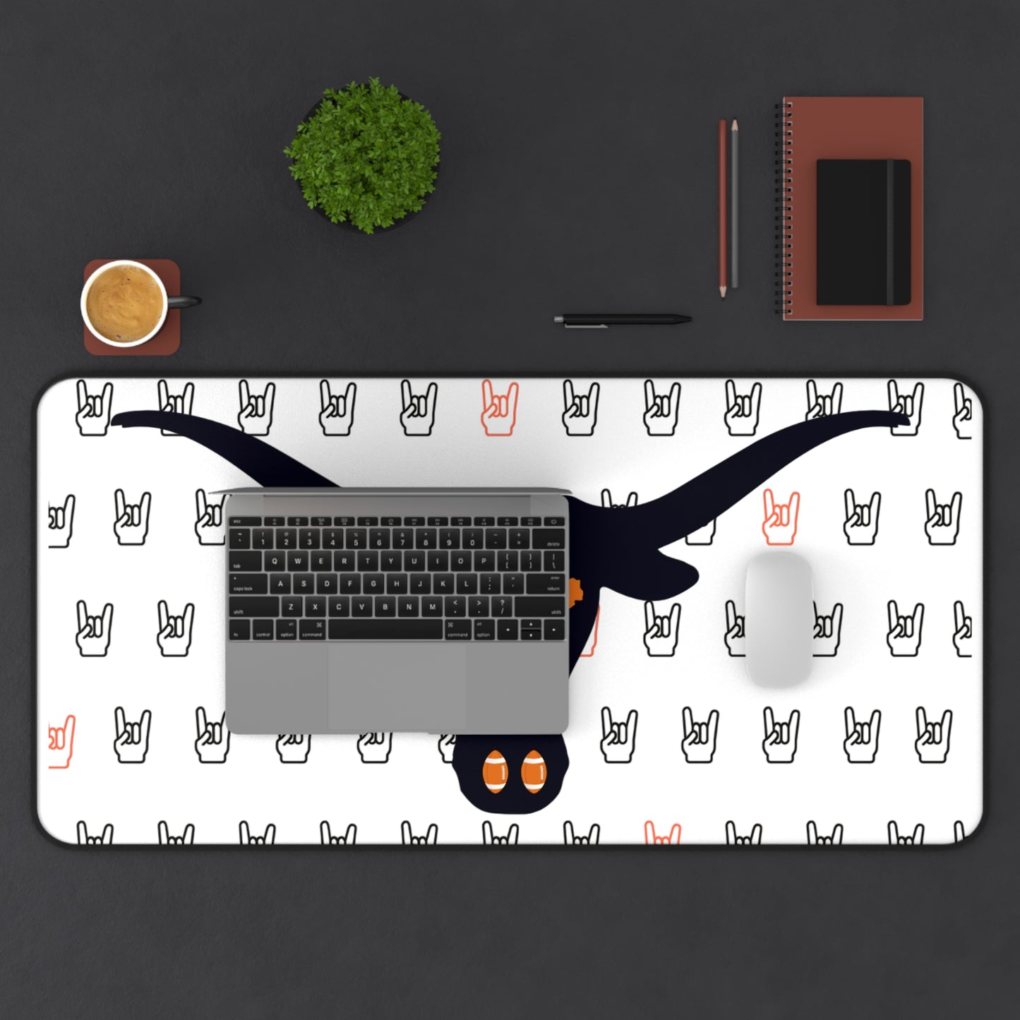 Texas Longhorn HOOK'em Mouse Pad Desk Mat