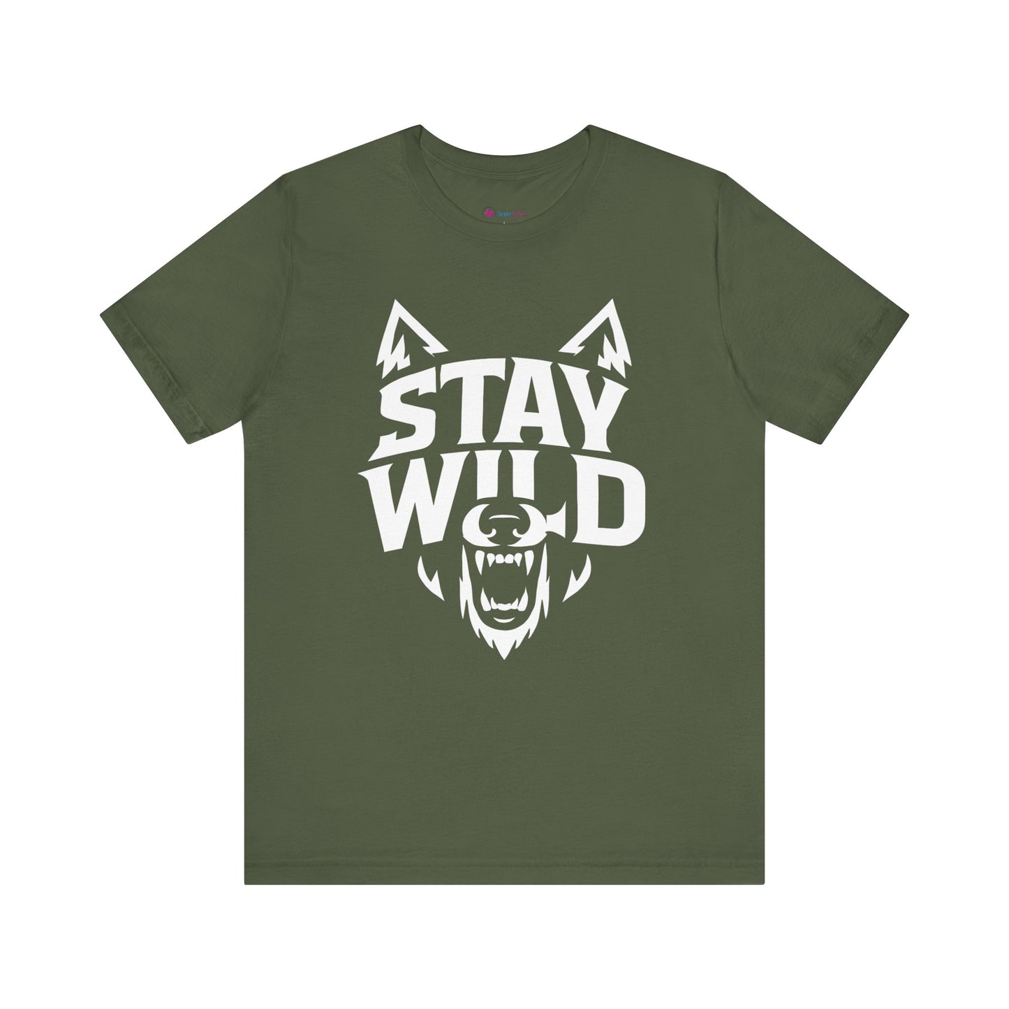 Wolf Face Unisex Tee - STAY WILD T-Shirt