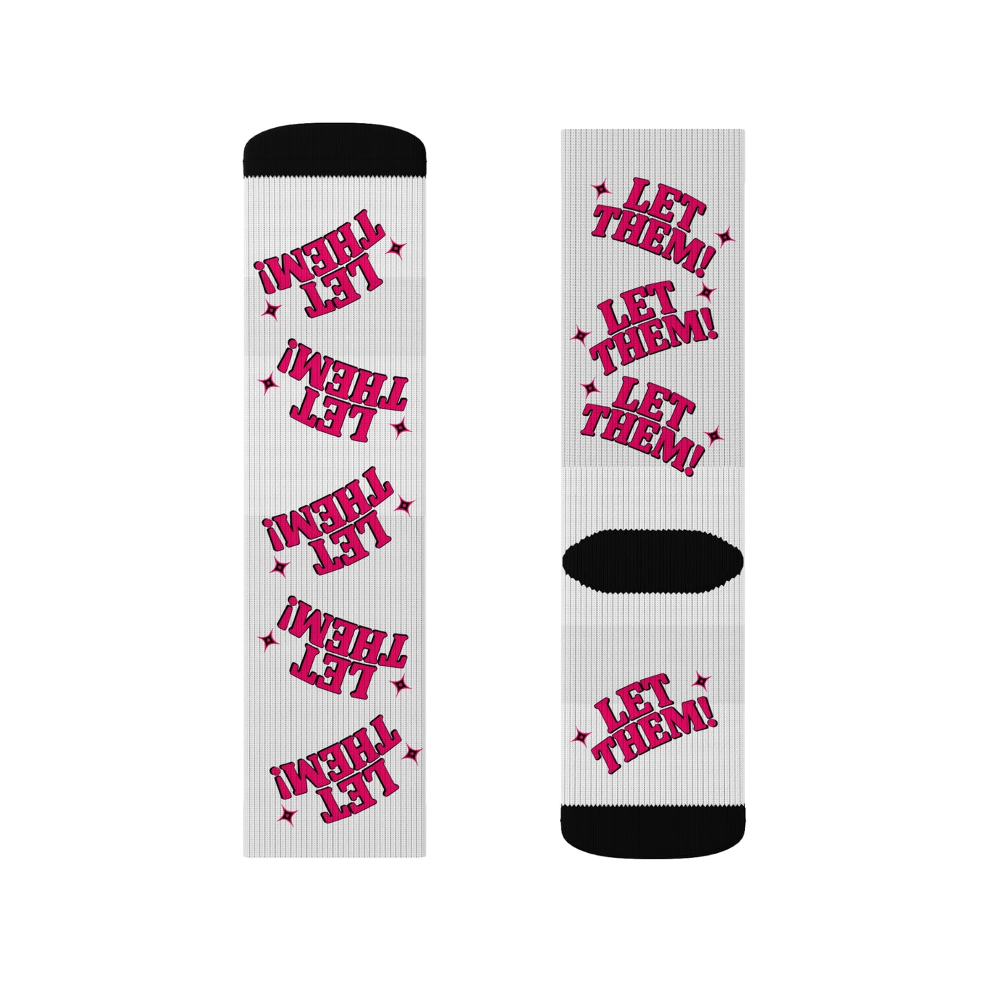 Crew Socks LET THEM Soft Socks
