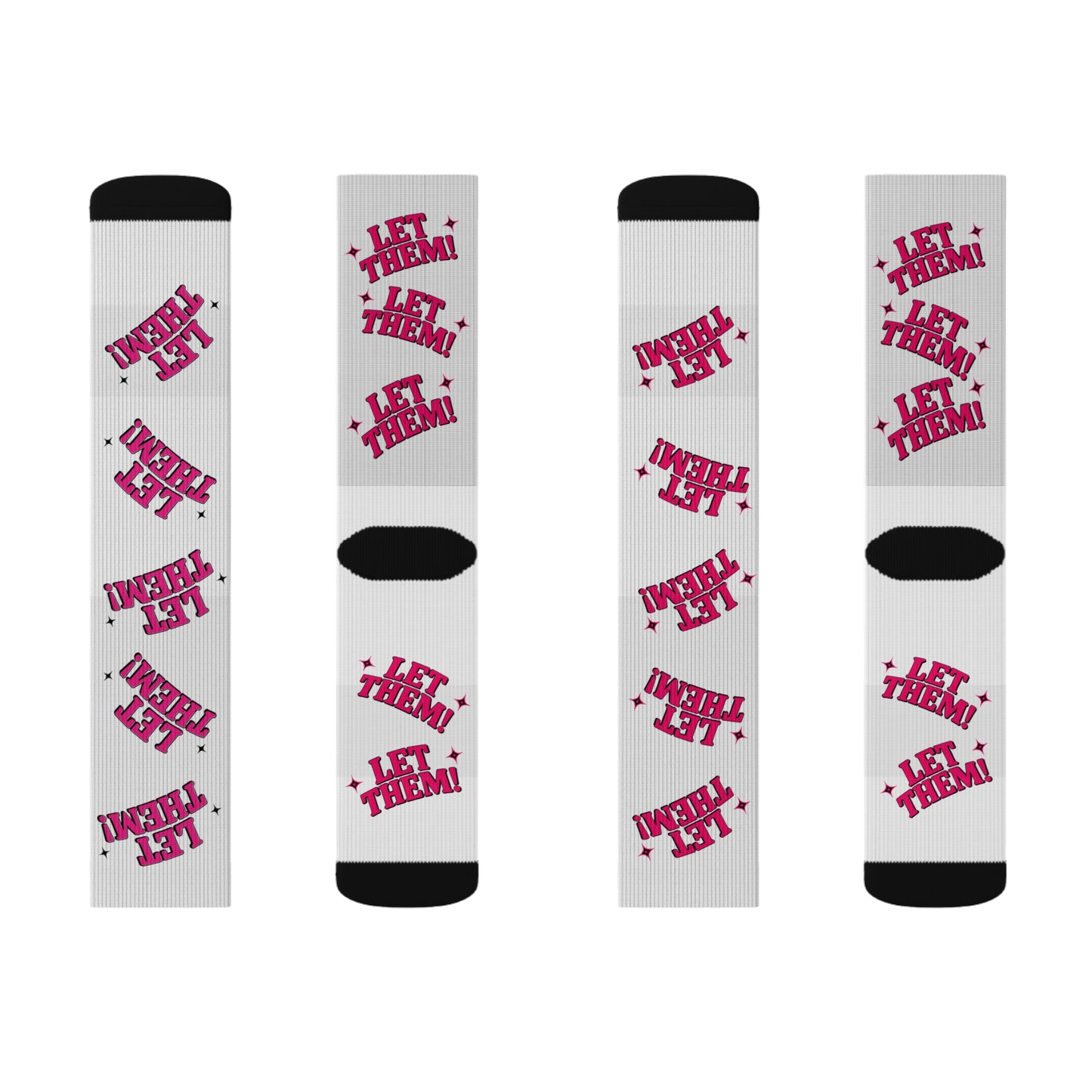 Crew Socks LET THEM Soft Socks