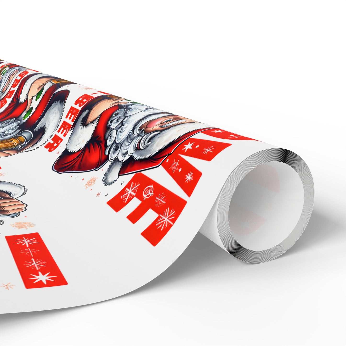 Funny Christmas Wrapping Paper I love DECEM-BEER