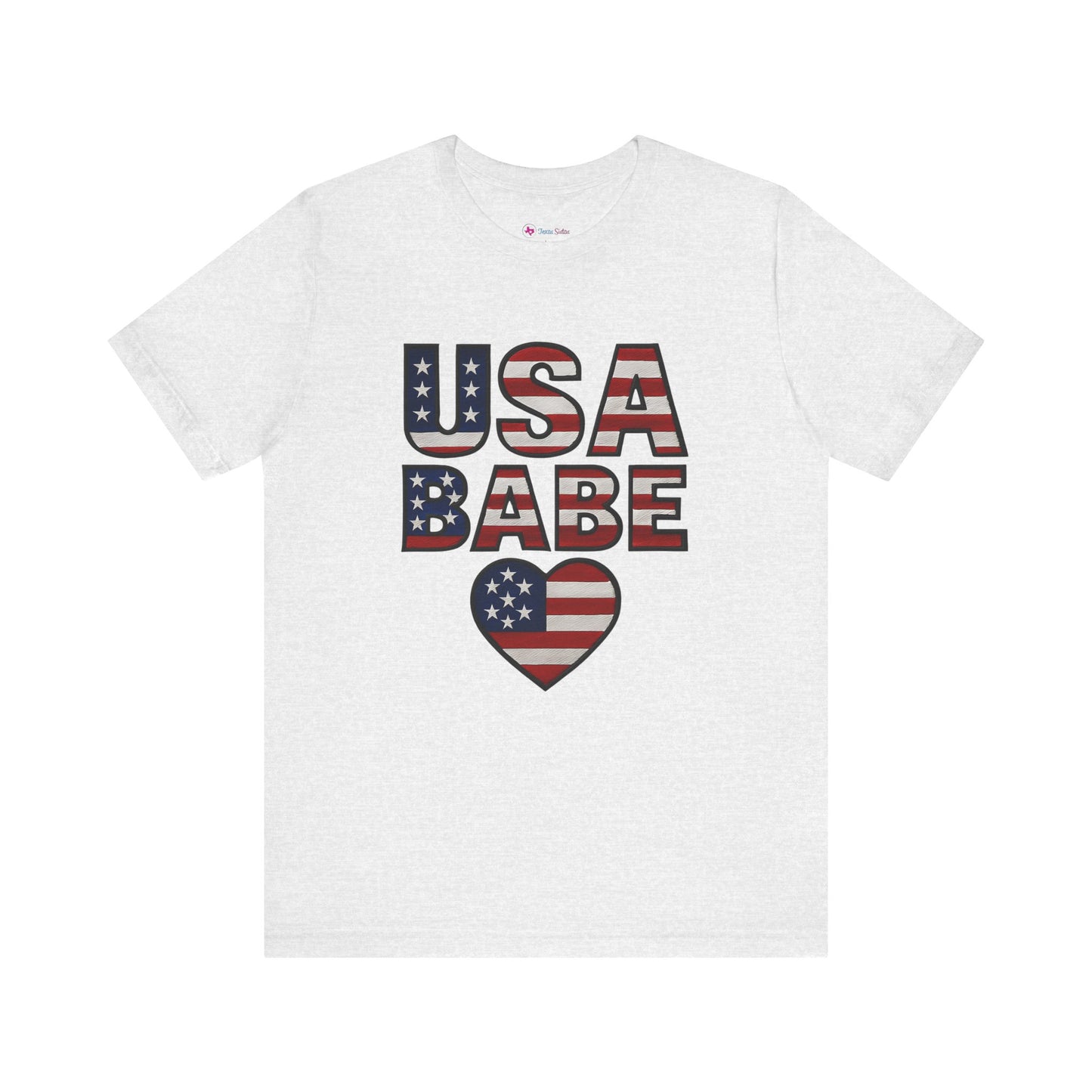 USA BABE HEART T-SHIRT
